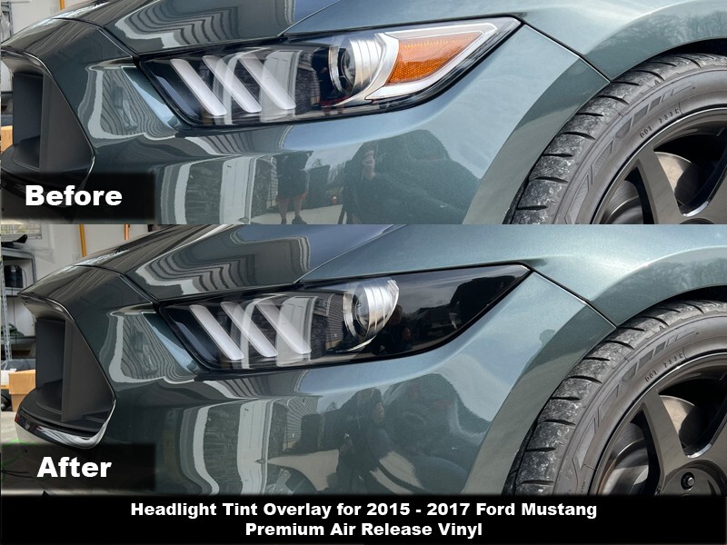 CRUX MOTORSPORTS HEADLIGHT TINT FITS 2015 – 2017 FORD MUSTANG