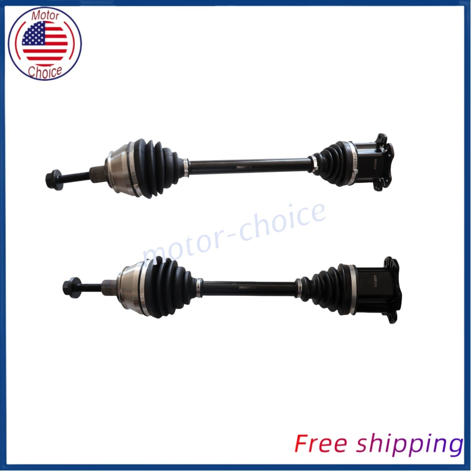 Pair For Bentley Continental GTC 2003-2012 Front Axle CV Joints CVJ Drive Shafts