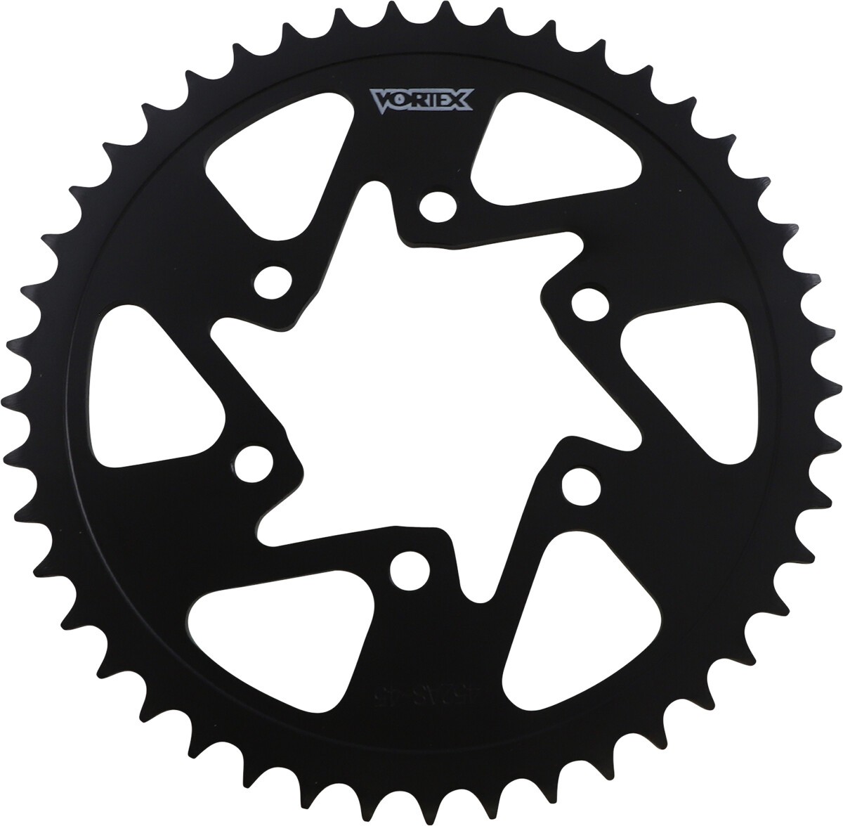 Vortex Steel Rear Sprocket 45T 520 Black Vortex Steel Rear Sprocket 45T 520 Black