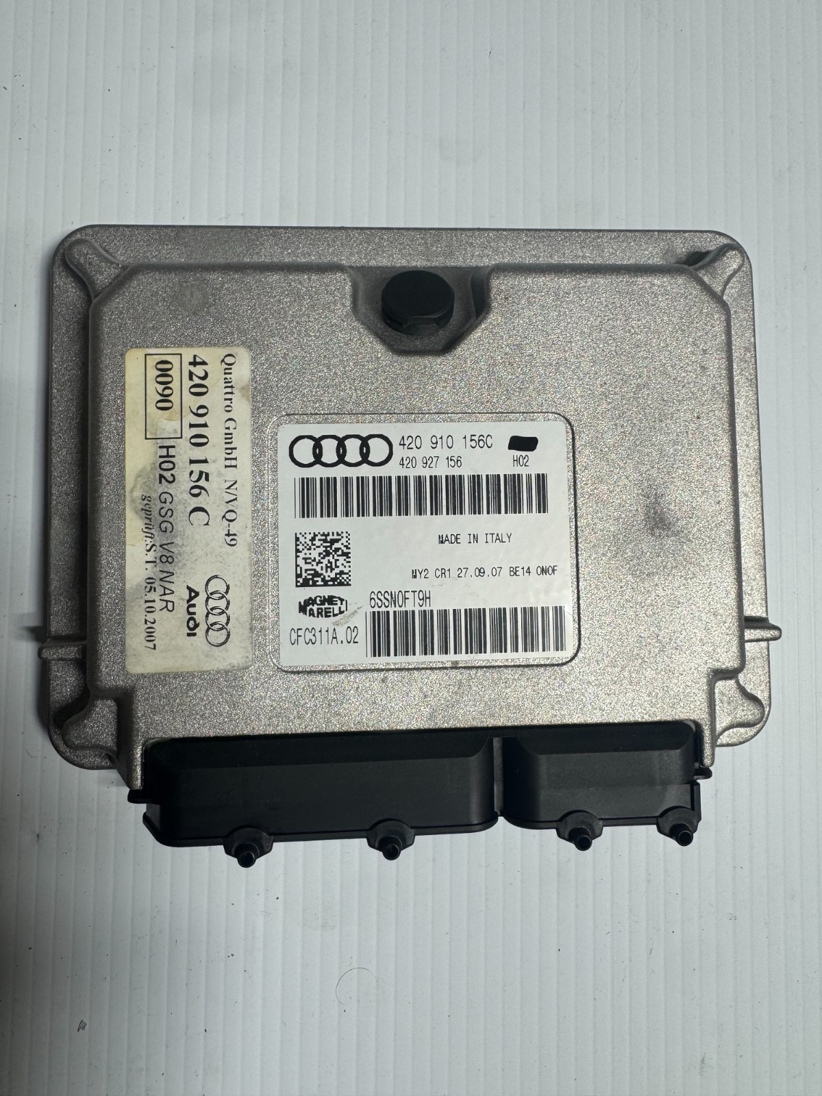 Audi R8 2006-2015 OEM New 420910156C 6-Speed Gearbox Transmission Control Unit