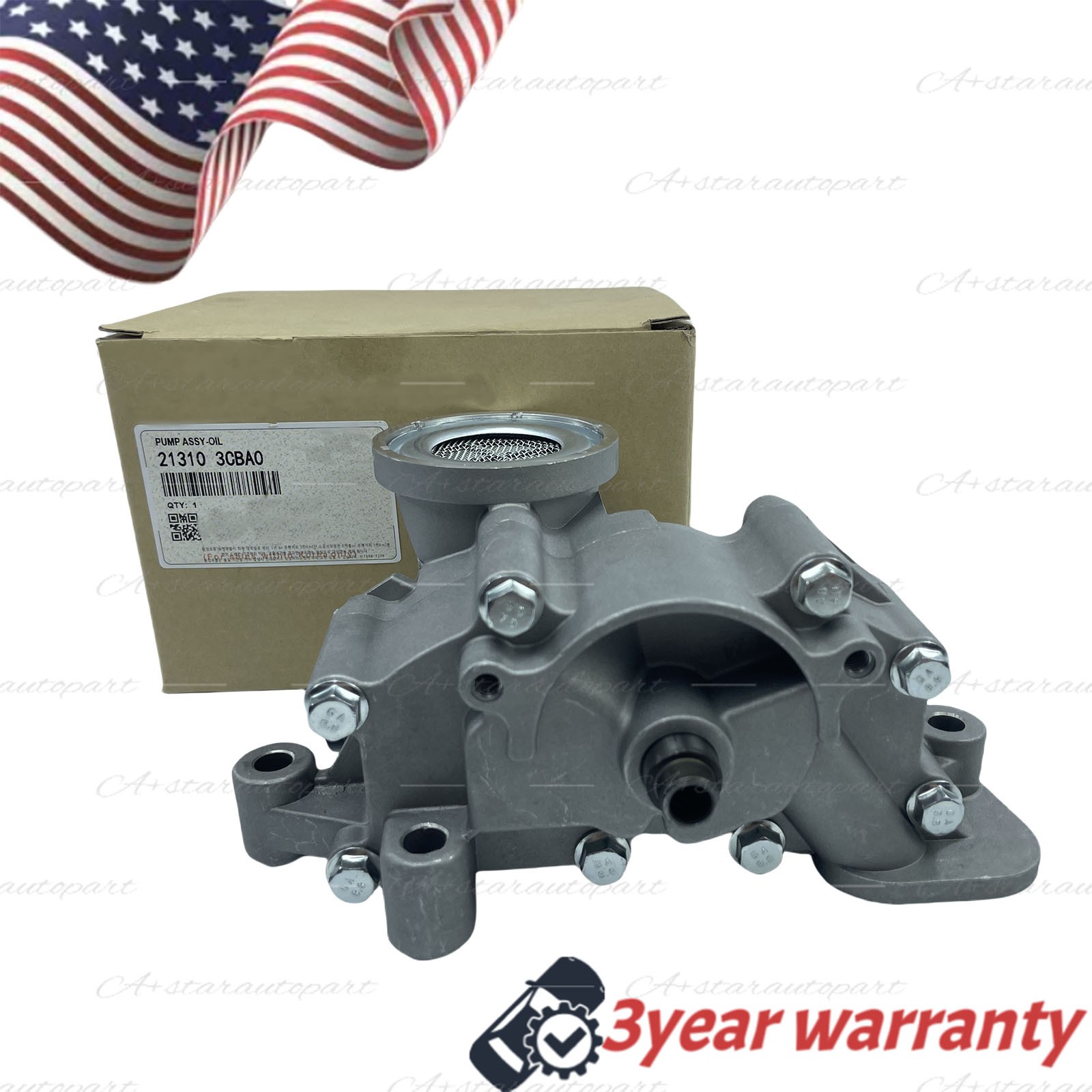 GENUI Oil Pump for 21310-3CBA0 Azera Santa Fe Genesis Coupe Sorento Sedona V6