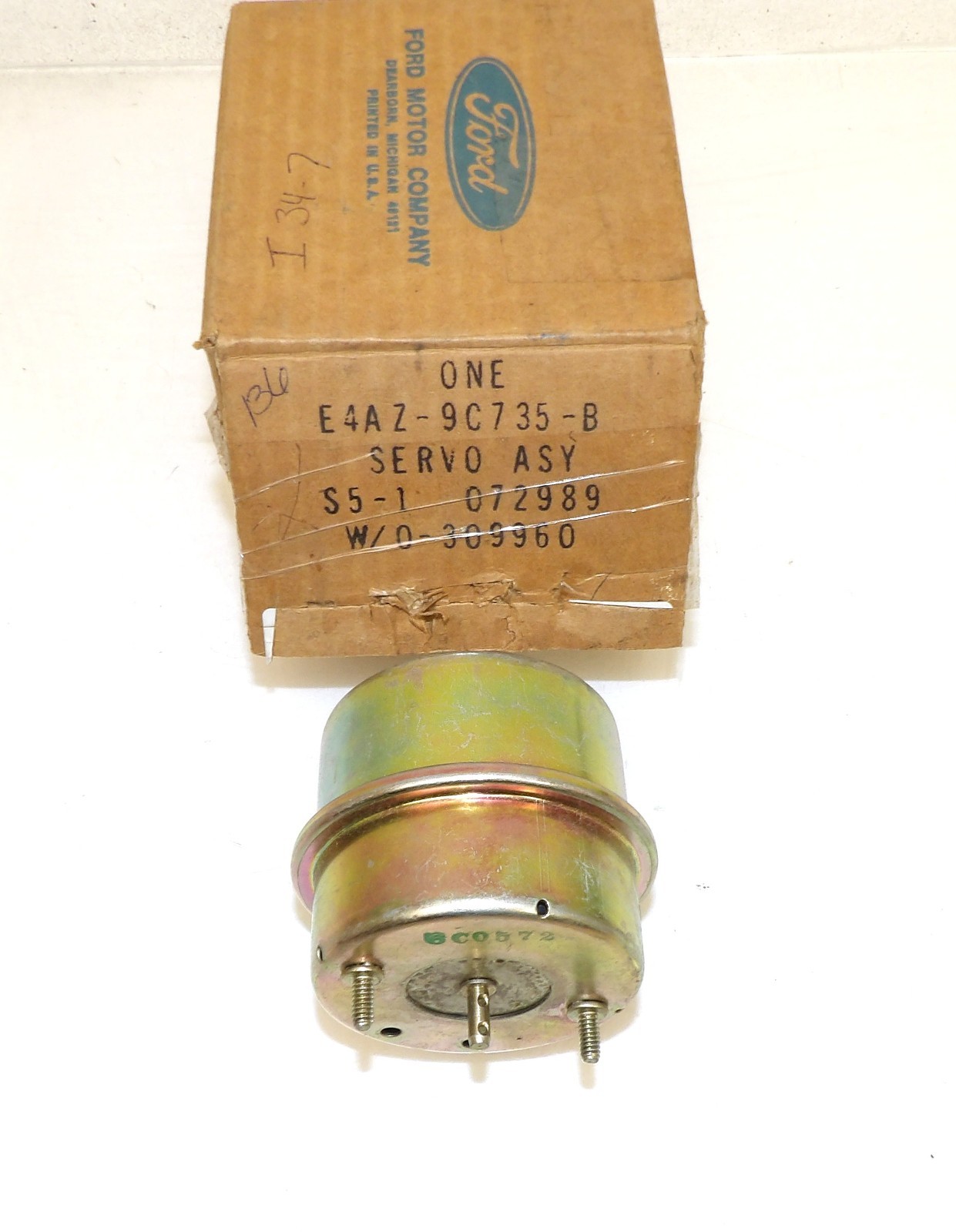 1984 1985 1986 1987 Ford Mustang Mercury Capri NOS SPEED CONTROL SERVO Dlr Inst
