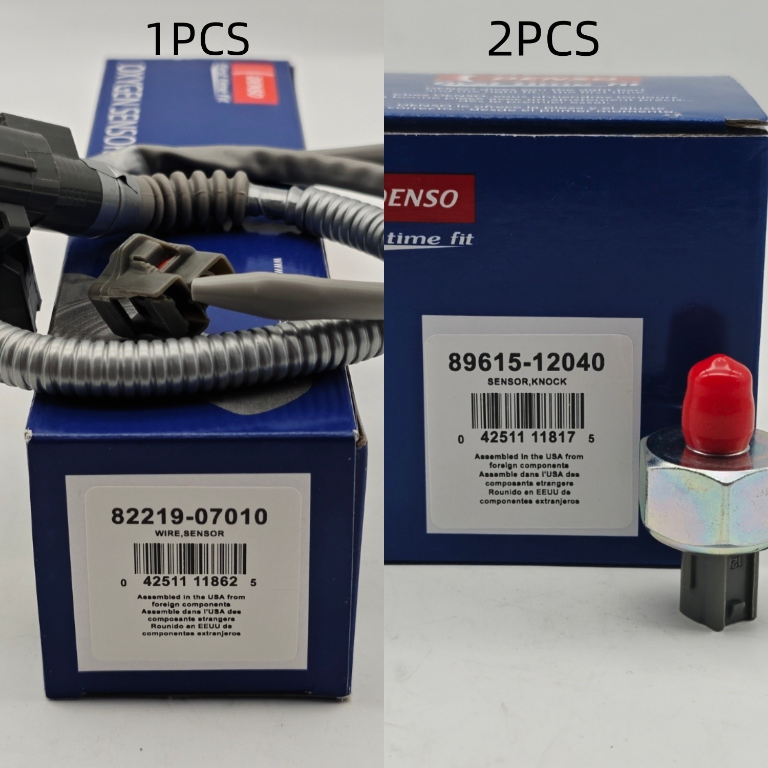 DENSO Ignition Knock Sensor Kit with Wiring Harness for Lexus and  Models