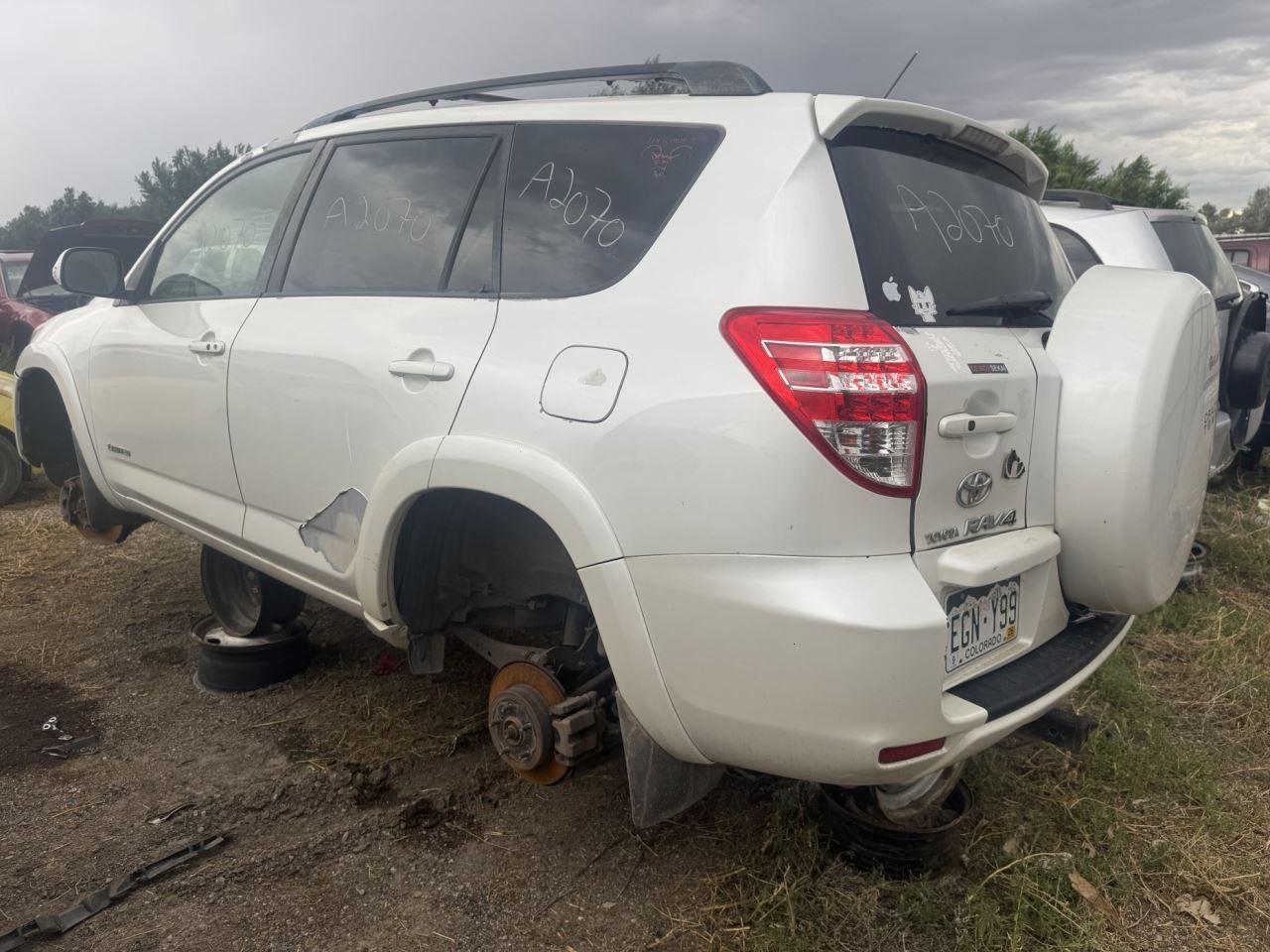Driver Front Seat Bucket  Leather Electric Fits 09-10 RAV4 824211