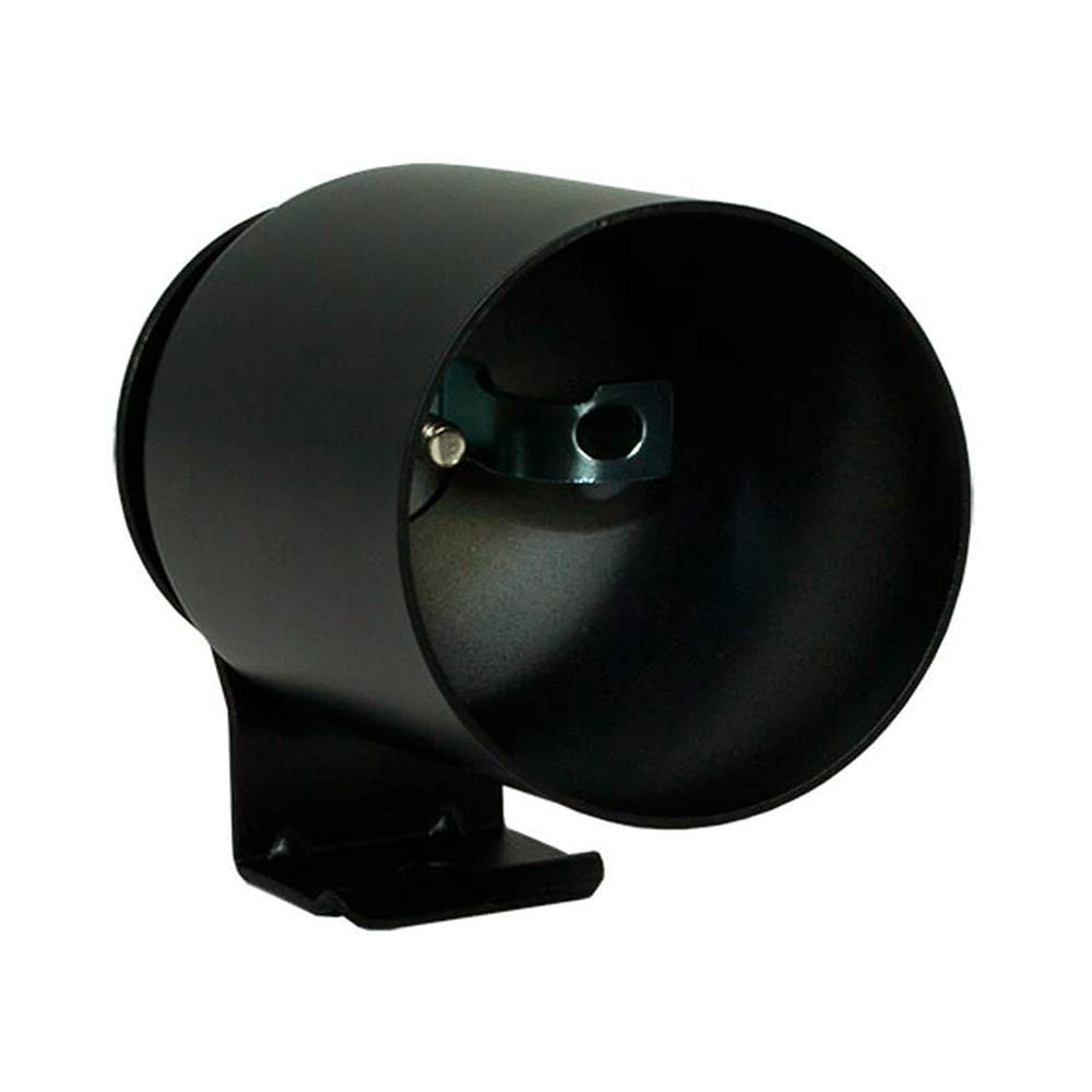 GlowShift Universal Black Metal Single Dashboard Gauge Pod Holder 52mm,