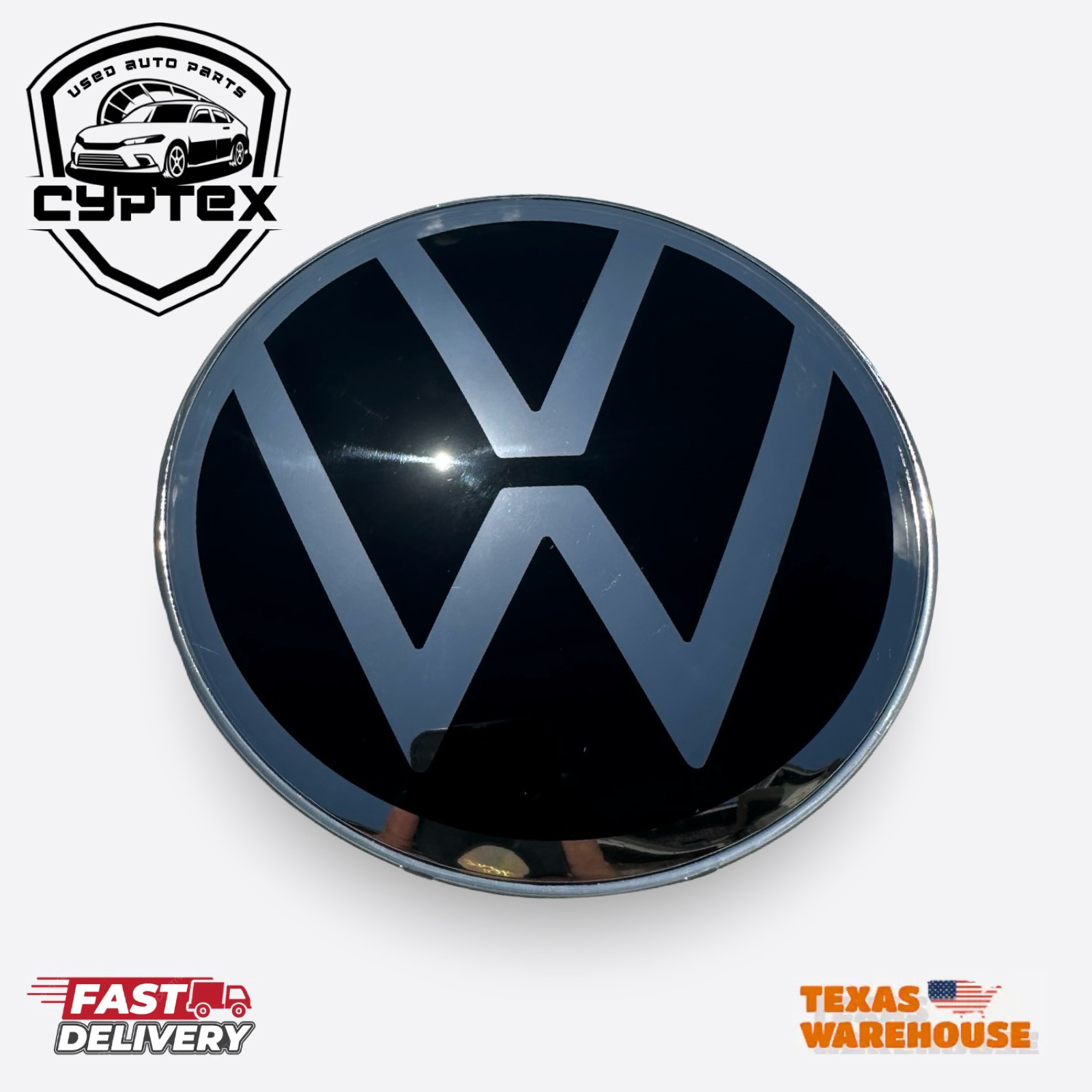 2022-2024 For Volkswagen GTI 2.0L Front Radar Compatible Emblem Logo 