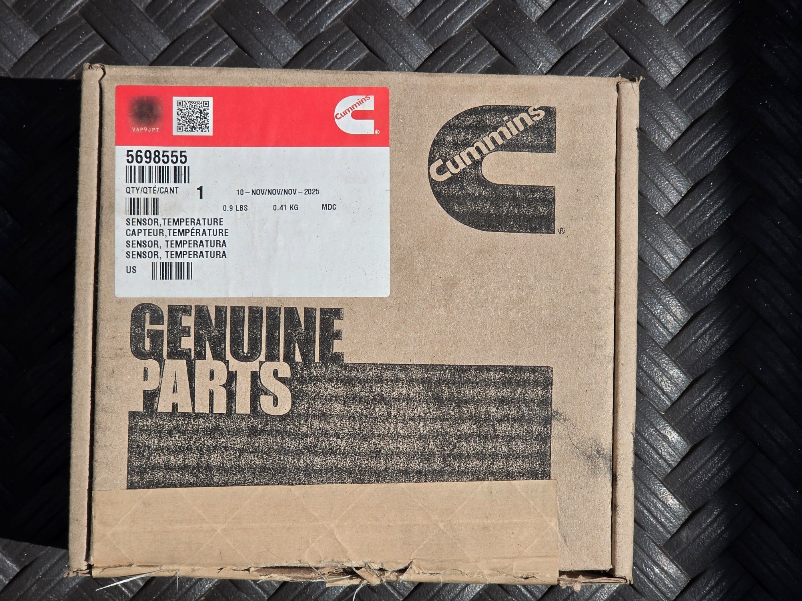Cummins 5698555vTemperature Sensor, Brand New Cummins 5698555vTemperature Sensor, Brand New