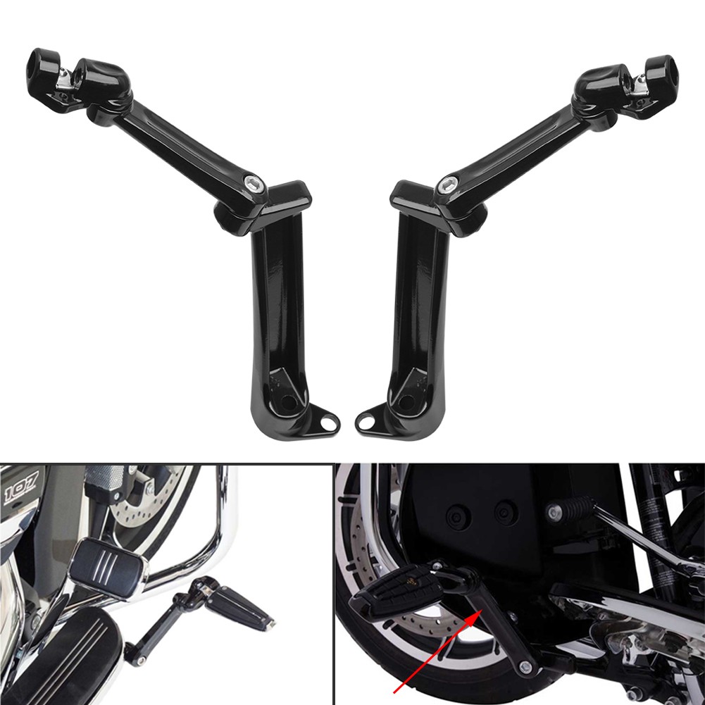 Adjustable Highway Peg Mounts Frame Mounted For Harley Touring Road King 09-UP