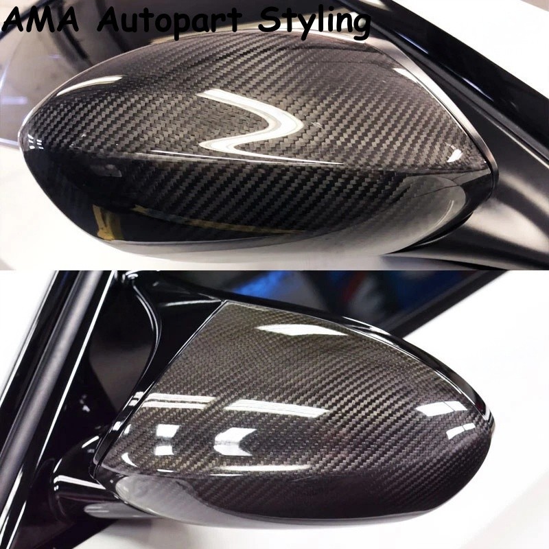 DRY CARBON FIBER MIRROR COVER CAPS Race Track Sport Tuning FOR BMW M3 2008-1013