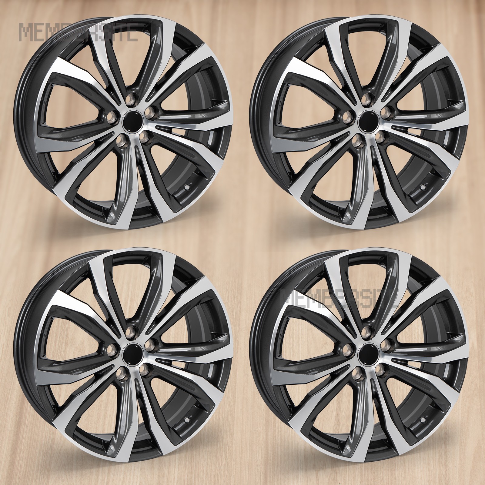 4pcs 20x8 Inch  Fits Lexus RX300 RX330 RX350 RX400H RX450H 20x8 5x114.3 Rims Set