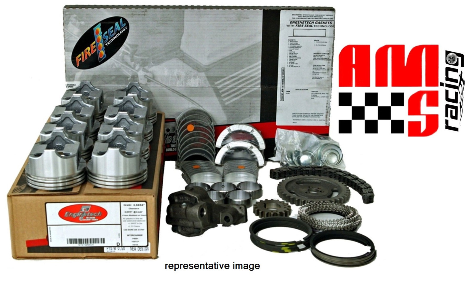 Master Engine Rebuild Kit w Cam / Lifters for 1967-1985 GM Chevrolet 5.7L 350 V8