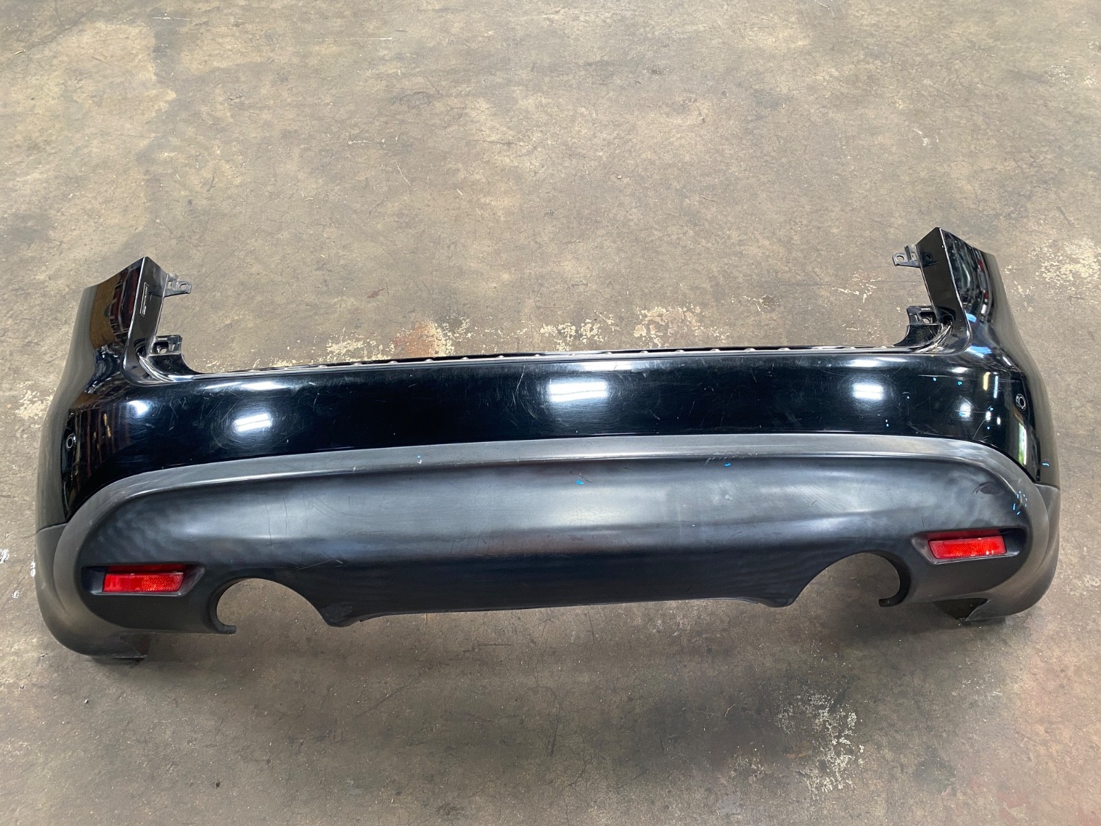 09-12 INFINITI FX35 REAR BUMPER W/ PARKING SENSOR *KH3 BLACK* OEM #B0.13 09-12 INFINITI FX35 REAR BUMPER W/ PARKING SENSOR *KH3 BLACK* OEM #B0.13