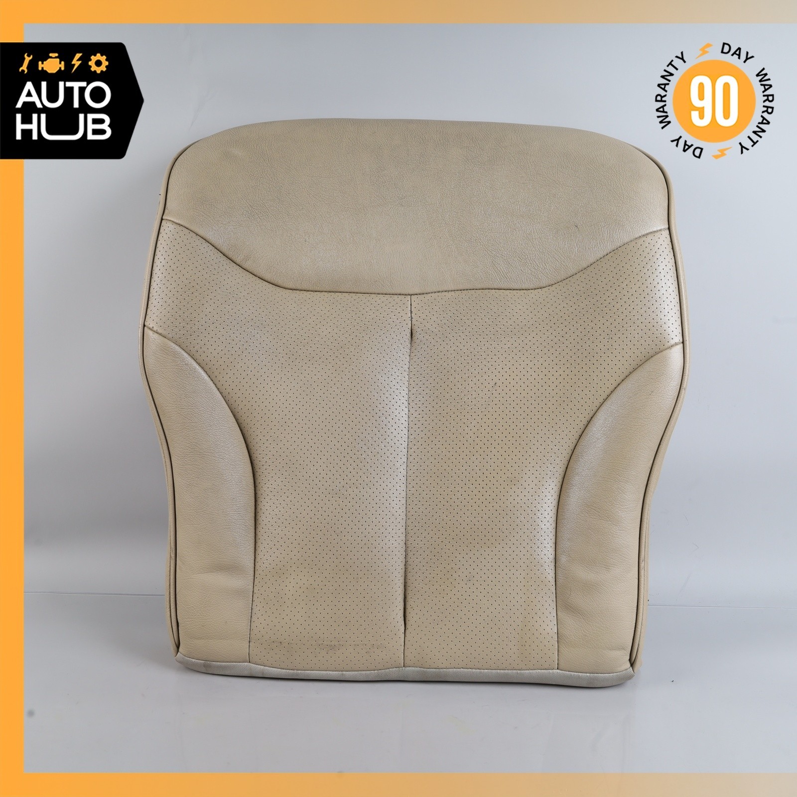 92-97 Mercedes W140 S320 300SE Left or Right Lower Bottom Seat Cushion Beige OEM
