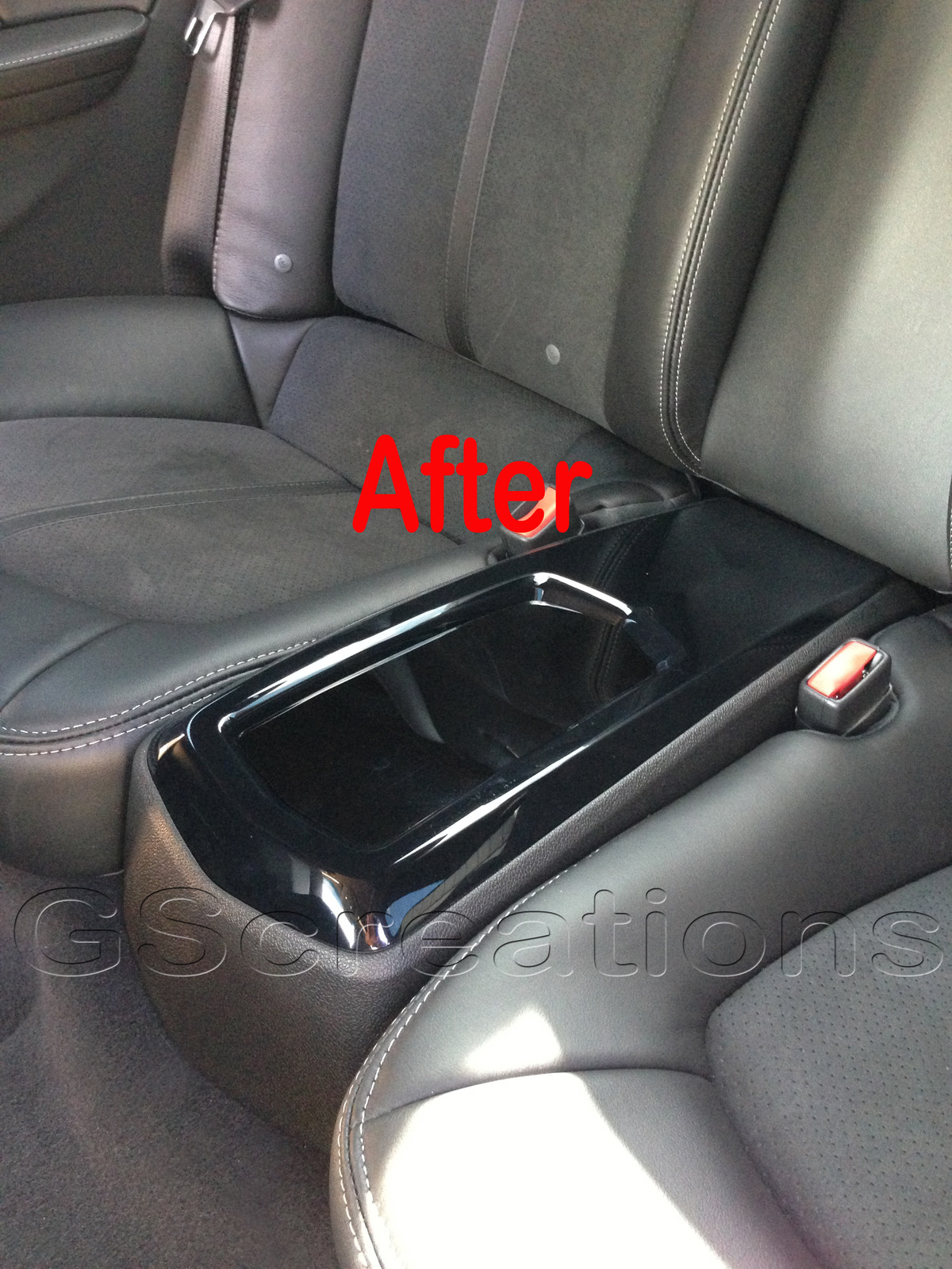 Rear Cup Holder Cover for 2011 2012 2013 2014 2015 Cadillac CTS & CTS-V Coupe