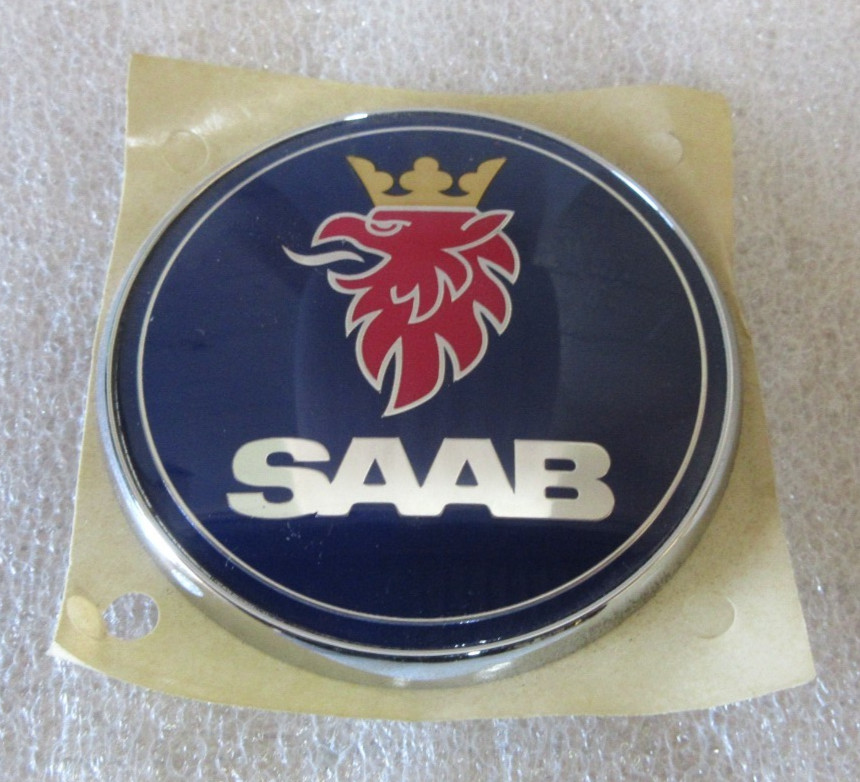 Saab 9-3, 9-7x, 9-5 Hood Emblem Original Equipment 5289905 12844161