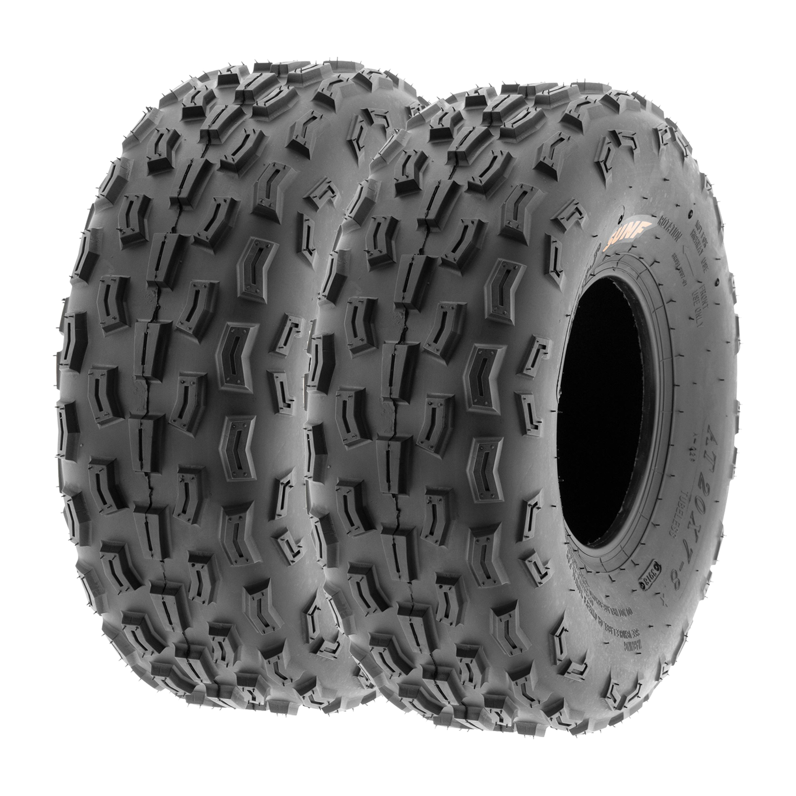 SunF 20x7-8 ATV UTV Tire 20x7x8 Knobby Tubeless 6 PR A029 - Pair of 2 SunF 20x7-8 ATV UTV Tire 20x7x8 Knobby Tubeless 6 PR A029 - Pair of 2