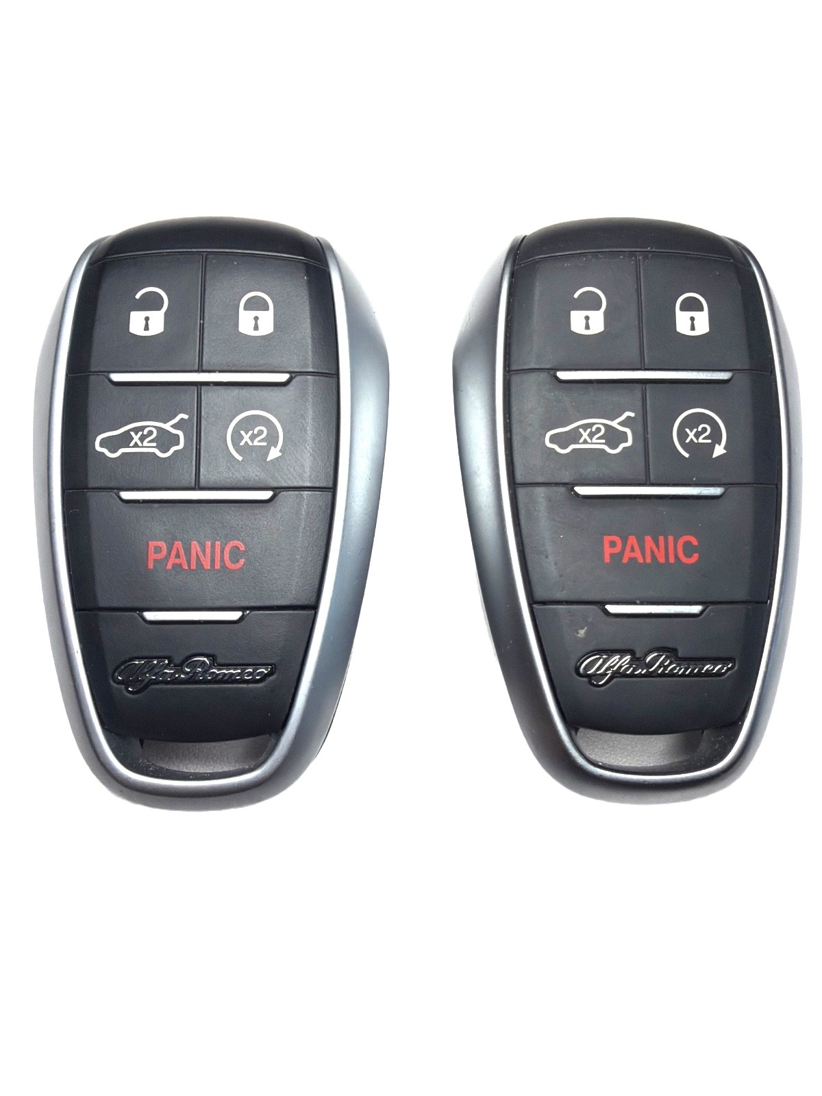 2 Pack OEM Unlocked Alfa Romeo Giulia Stelvio Key Fob Remote 6EP44LXHAA