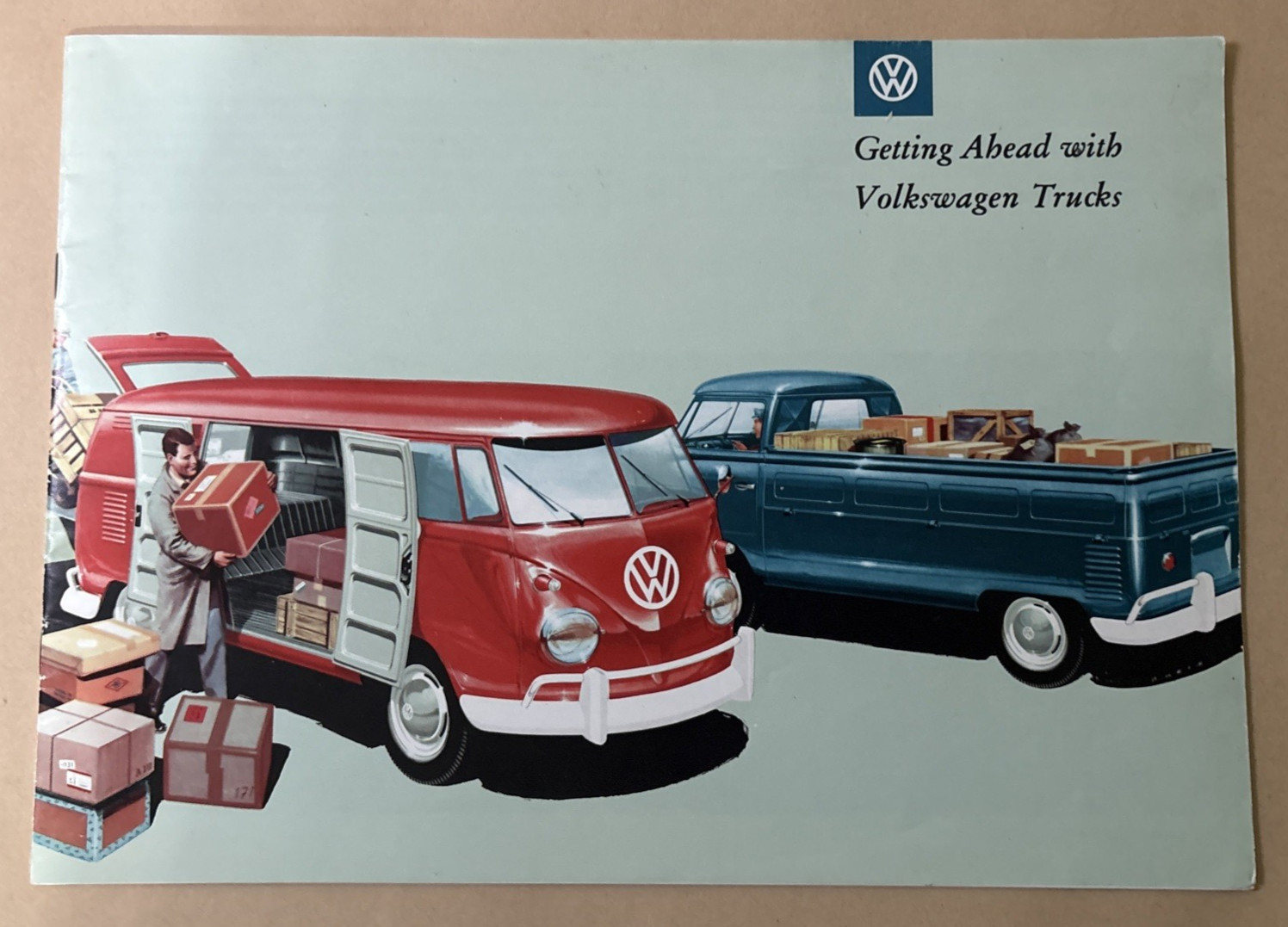 VINTAGE 1960s VOLKSWAGEN TRUCKS SALES CATALOG BROCHURE
