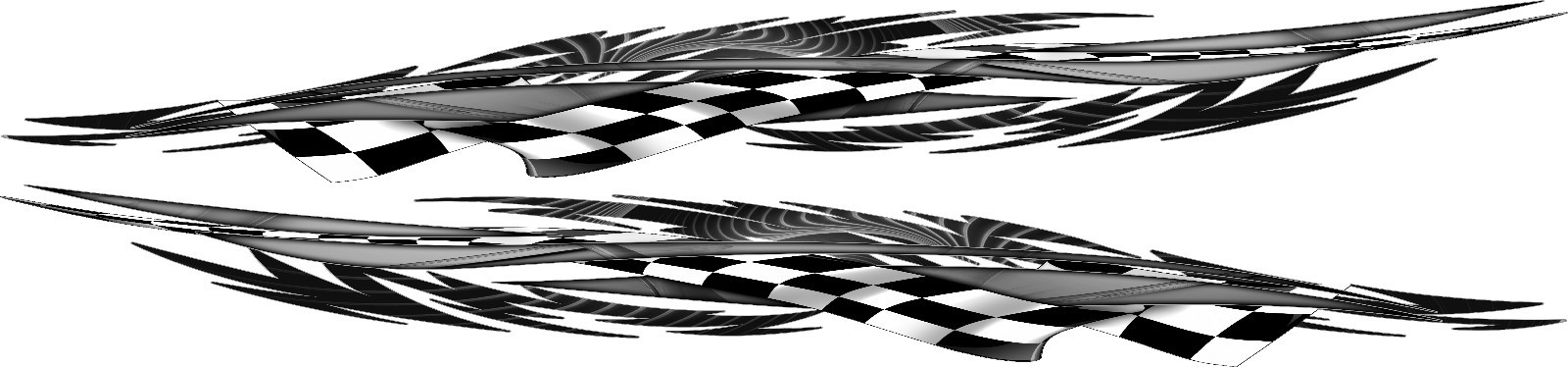Vinyl Vehicle Wrap Boat Car Truck Graphics Racing Flag Decals Stickers 10 FEET 