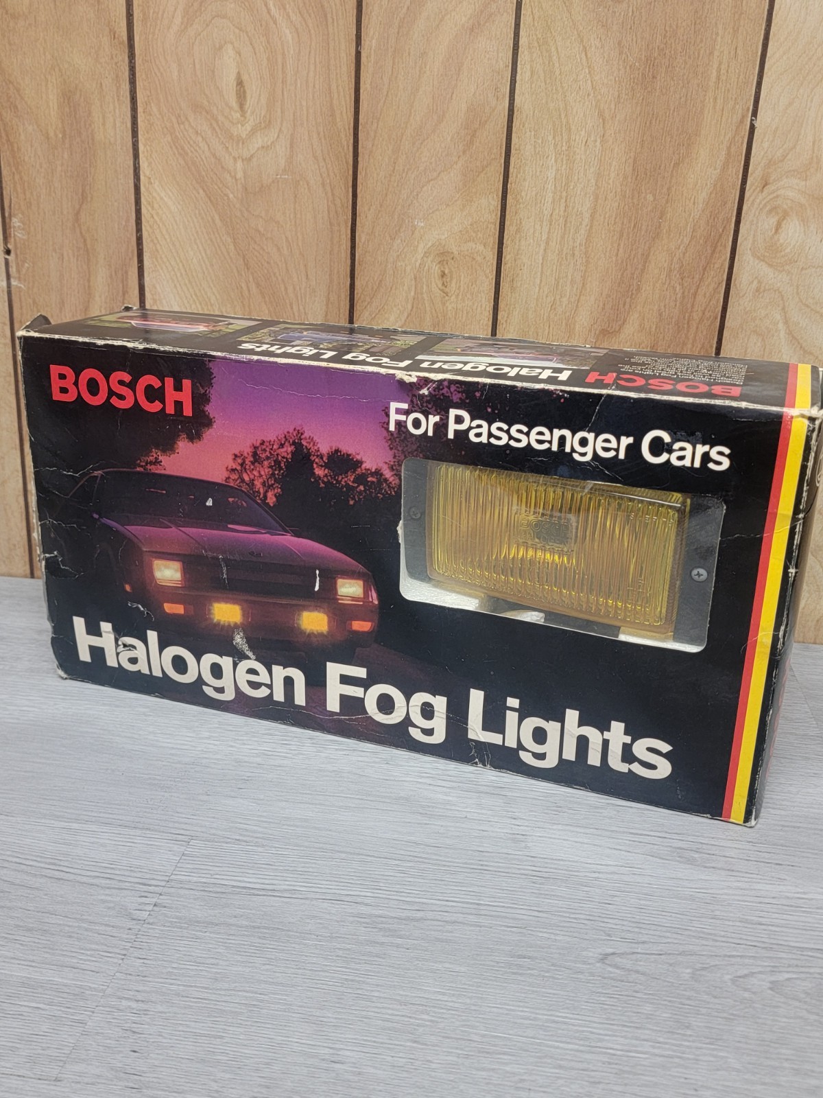 VTG Amber Bosch Pilot Halogen Fog lights W/Covers 22451 New Old Stock VTG Amber Bosch Pilot Halogen Fog lights W/Covers 22451 New Old Stock