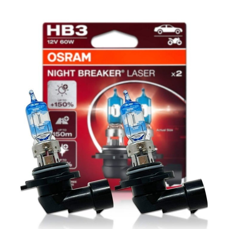Osram Night Breaker Laser HB3 9005 Halogen Headlight Bulbs 9005NL ECO PACK 2X