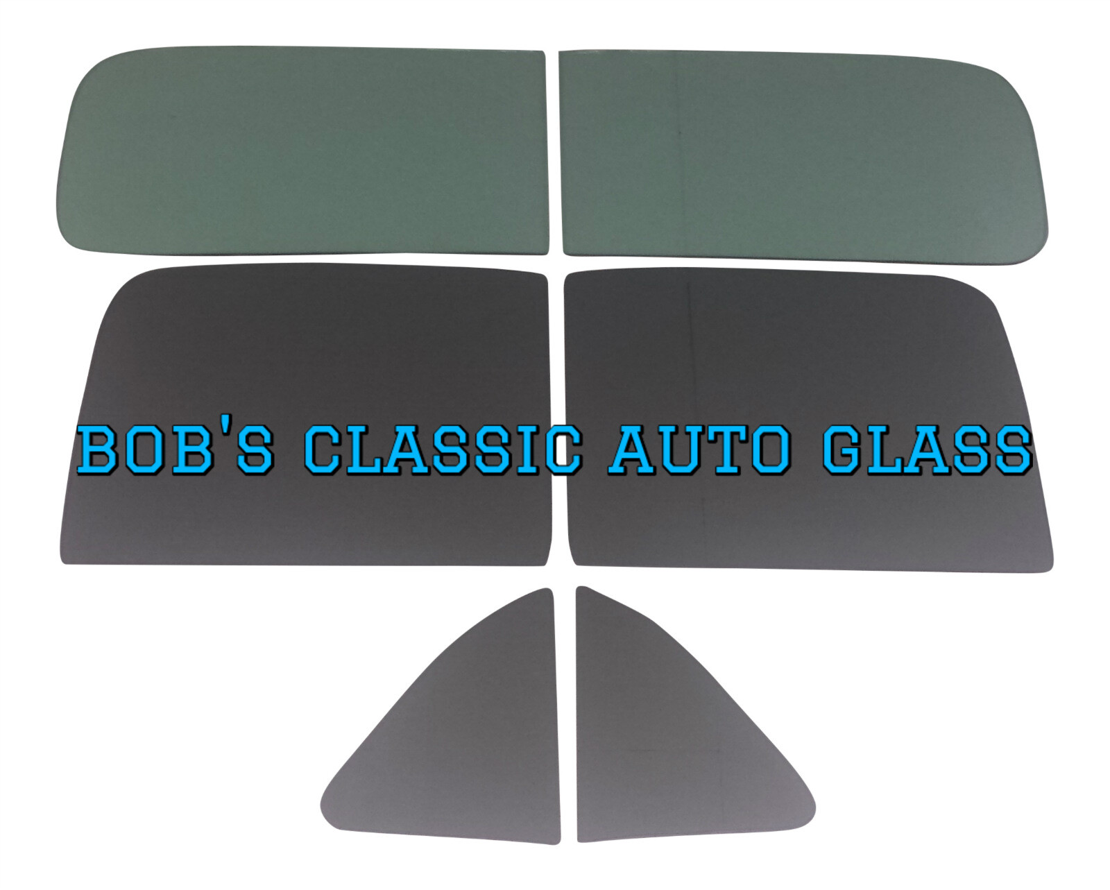 1950 - 1954 International PANEL Delivery Classic Auto Glass Flat Windows Vintage