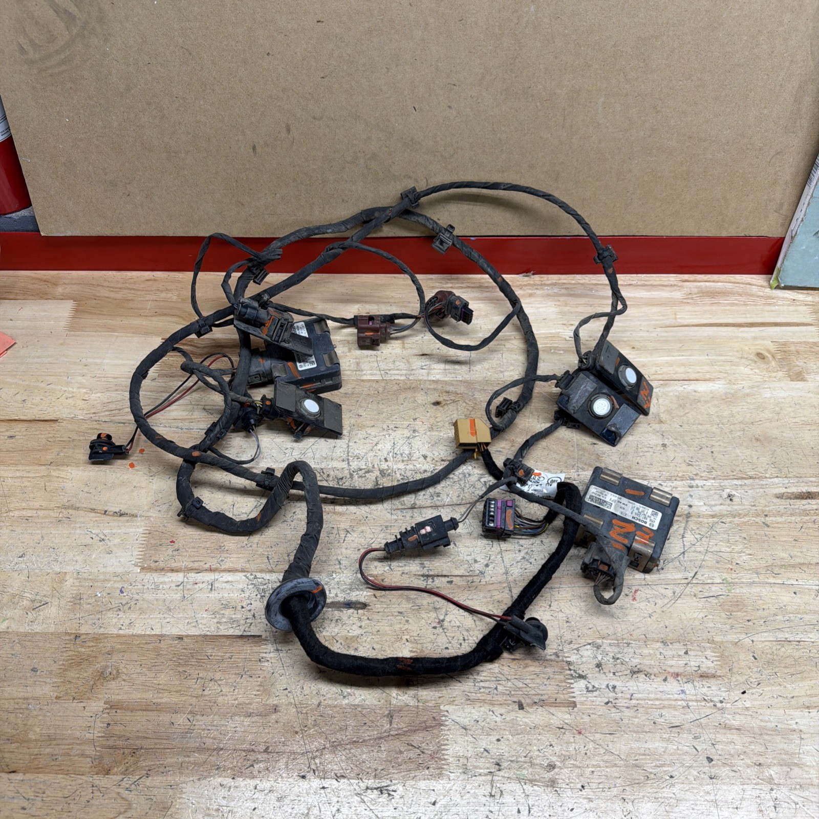 2016-2024 AUDI Q7 - REAR Bumper Wiring Harness 4M0971104AJ With Modules Sensors