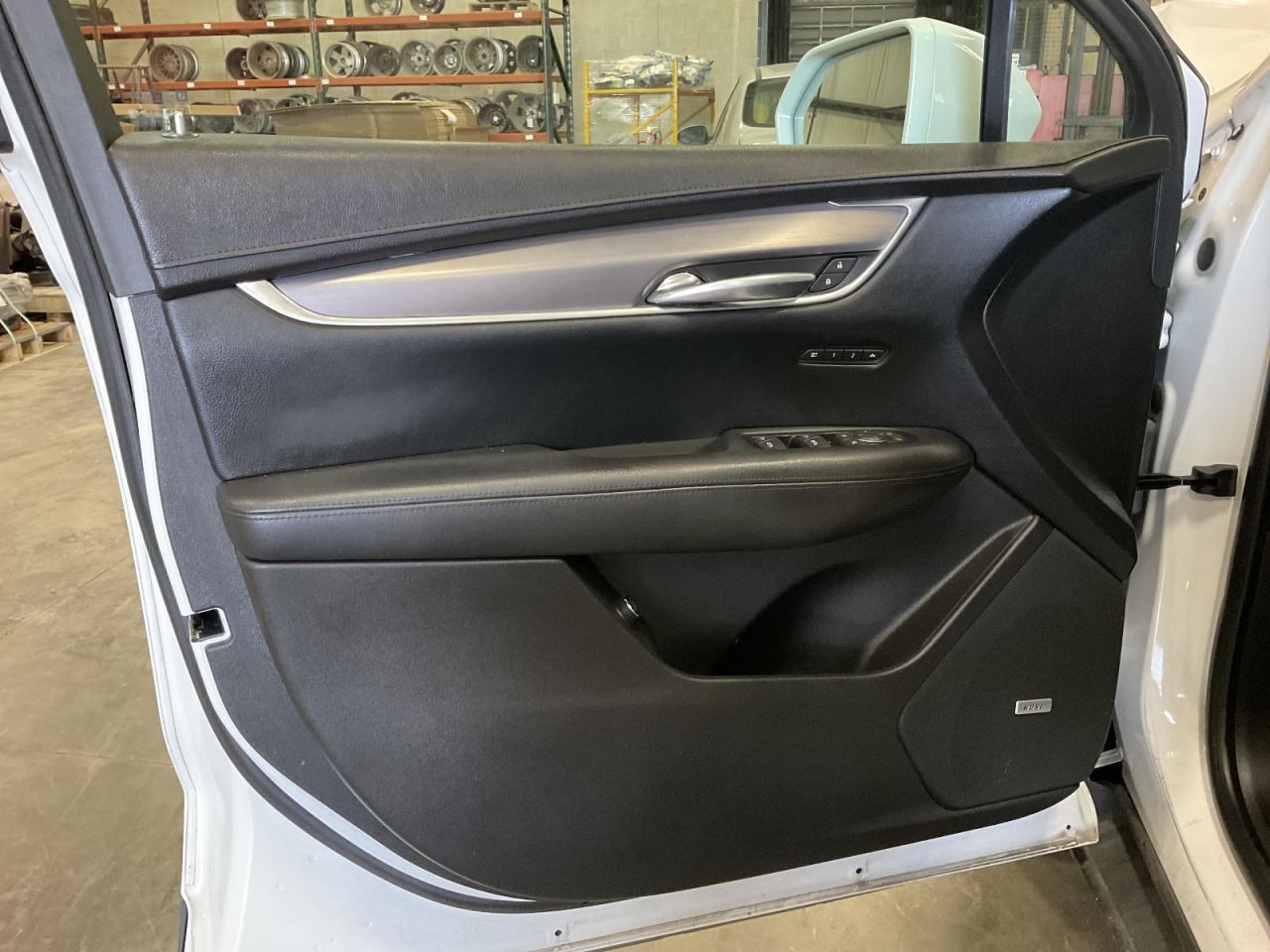 2017 Cadillac XT5 Left Front Inside Door Trim Panel H2X - Jet Black Used OEM
