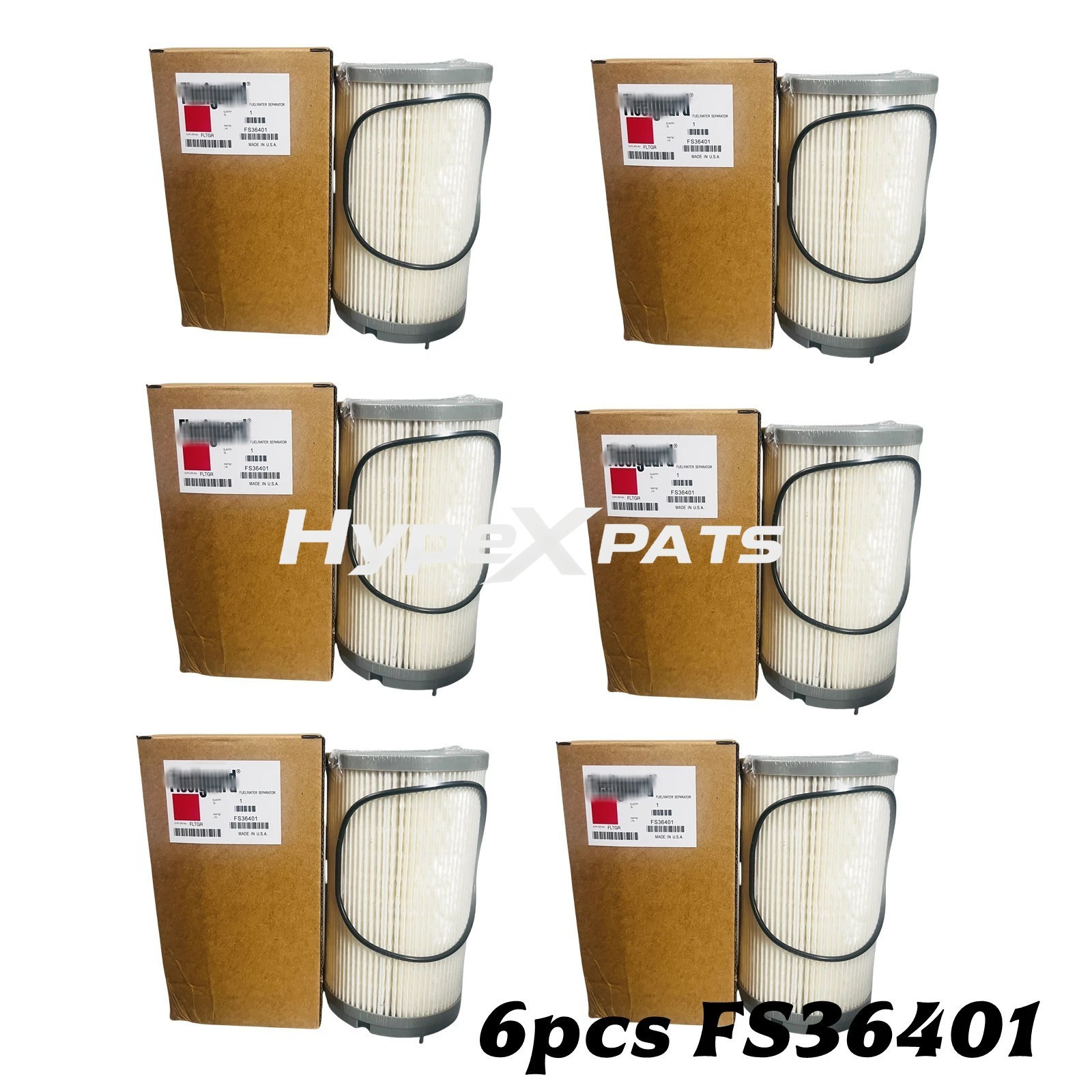 6X FS36401 Fuel/Water Separator Replace P557004,K37-1004,PF9928 New 6X FS36401 Fuel/Water Separator Replace P557004,K37-1004,PF9928 New