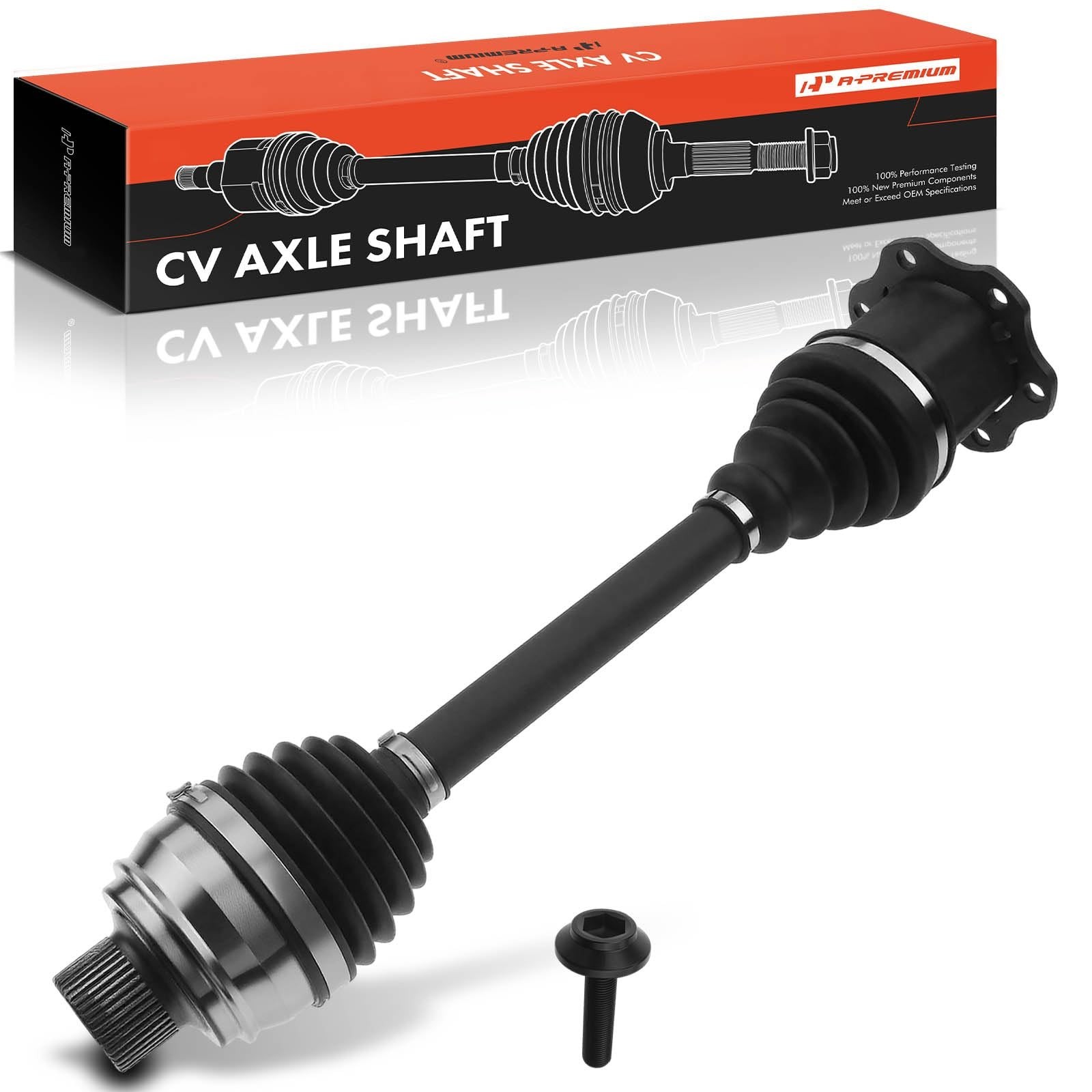 A-Premium Pair Front CV Axle Assembly for Audi Q7 2015-2022 Q8 2019-2020 4-Door