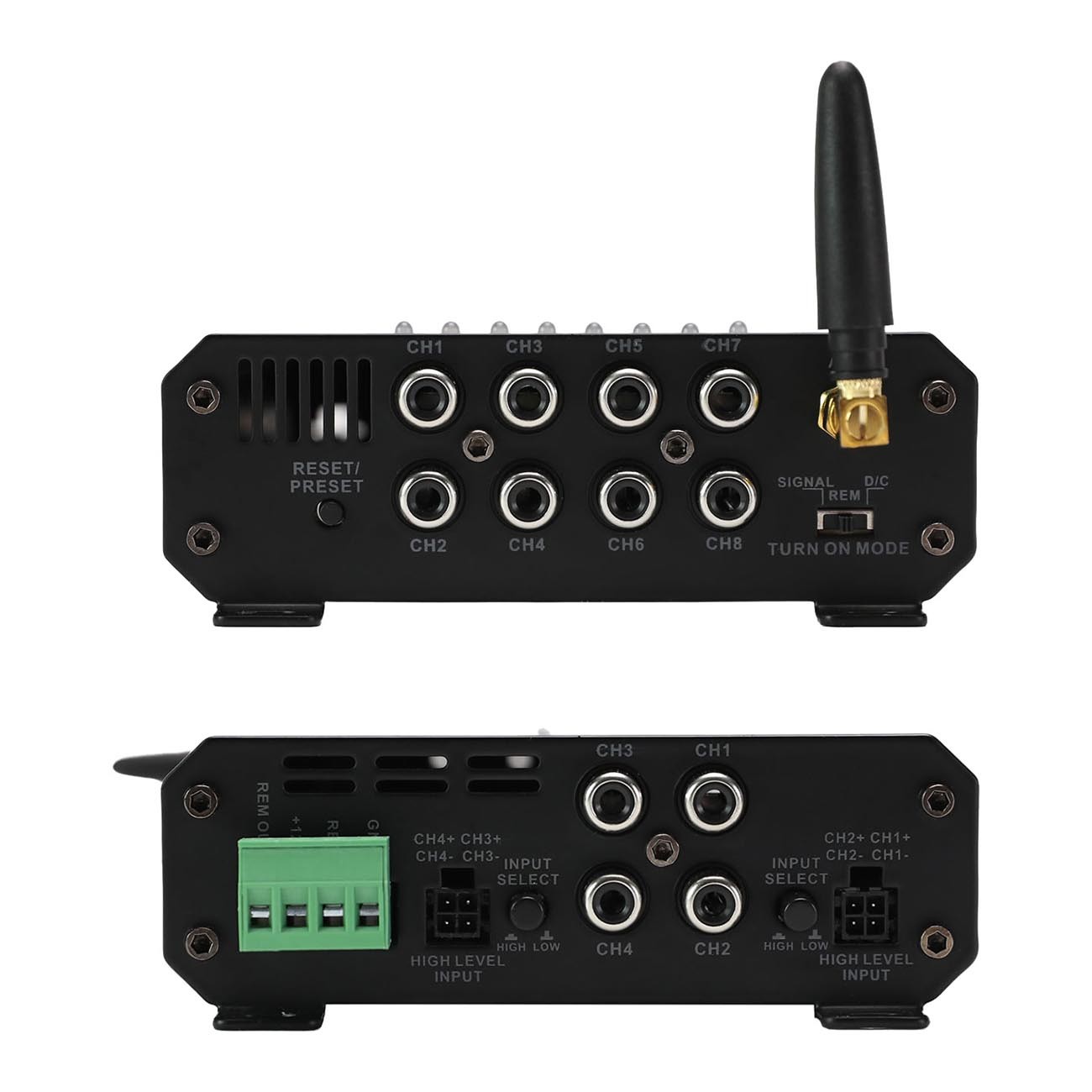 HIFONICS HSP-4.8DSP 2 or 4 INPUT / 8 OUTPUT DIGITAL SIGNAL PROCESSOR w/BLUETOOTH