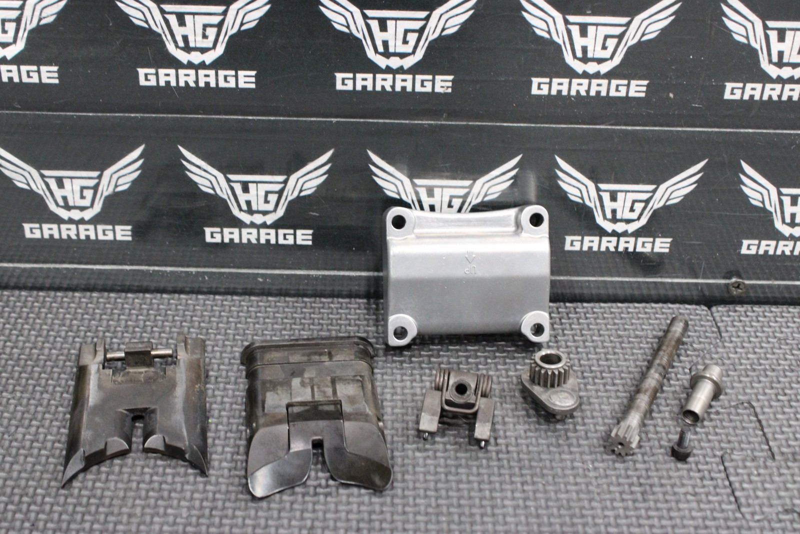 2001 99-01 KAWASAKI KX125 OEM ENGINE POWER VALVE EXHAUST VALVE ASSEMBLY GOOD