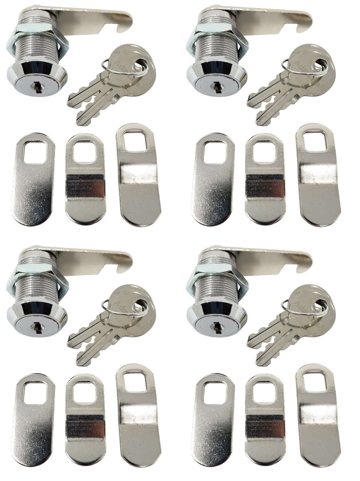 4x Admiral 7/8 RV Cam Lock Keyed Alike Compartment Door Toolbox Latch NOT CH751