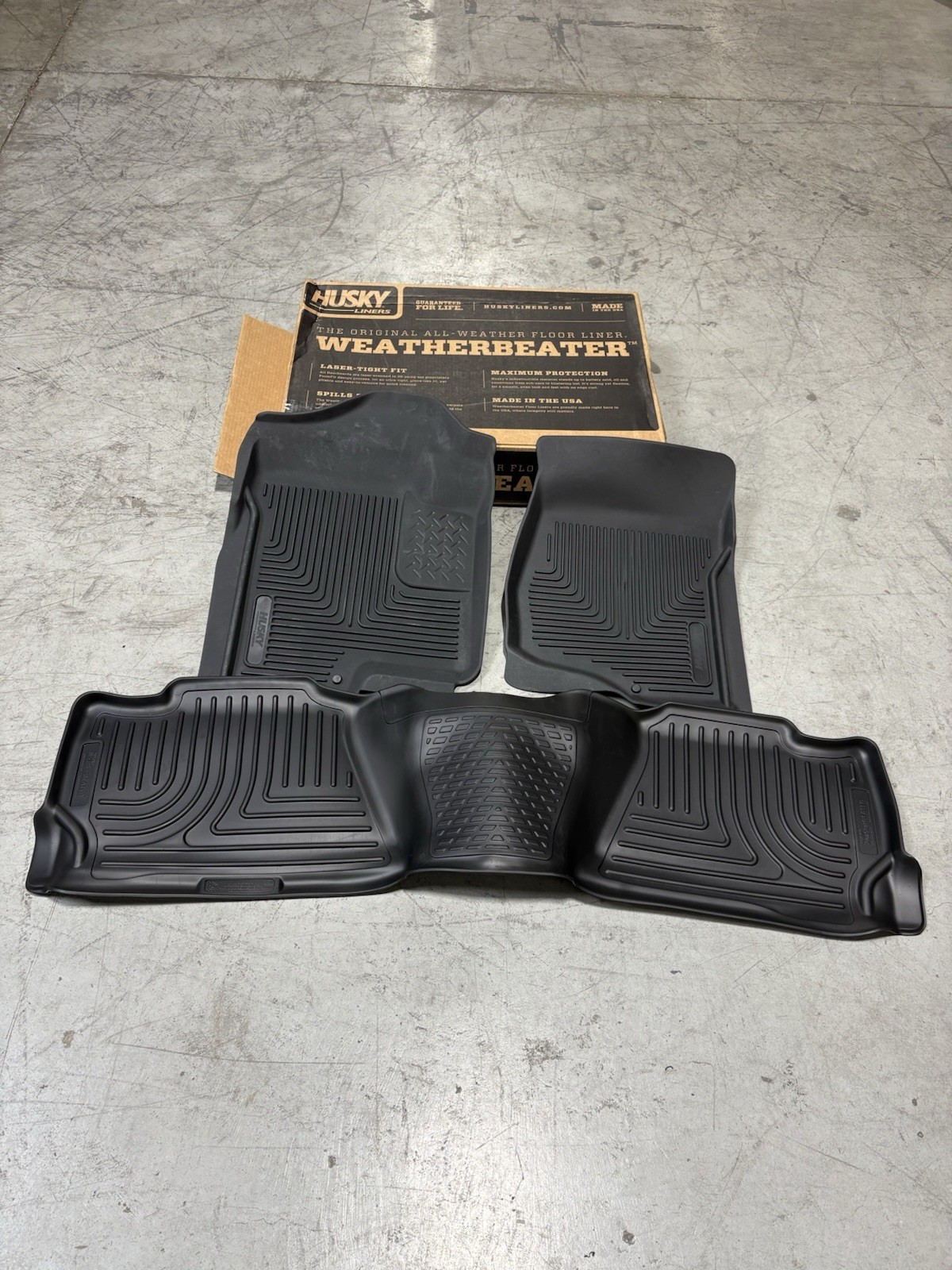 Husky Weatherbeater Floor Liners Full Set for Escalade ESV Suburban 1500 Husky Weatherbeater Floor Liners Full Set for Escalade ESV Suburban 1500