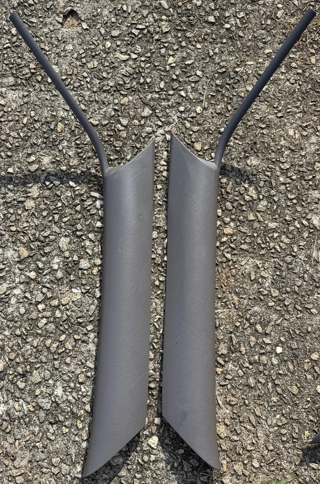 1994-1997 Dodge Ram 1500 2500 OEM Driver & Passenger Gray A-Pillar Trim Covers