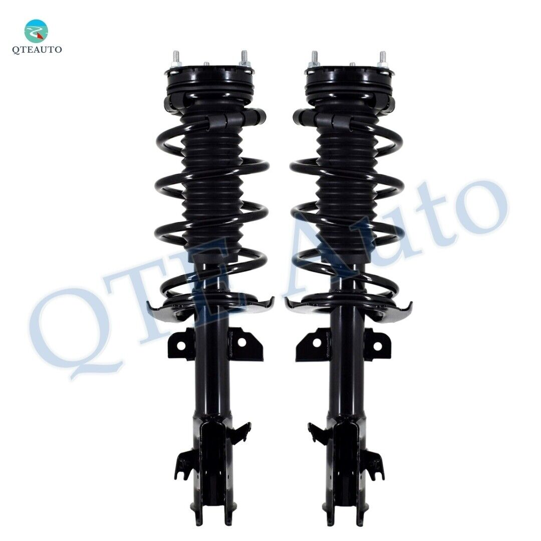 Pair 2 Front L-R Quick Complete Strut-Coil Spring Assembly For 2011-2014 Mazda 2