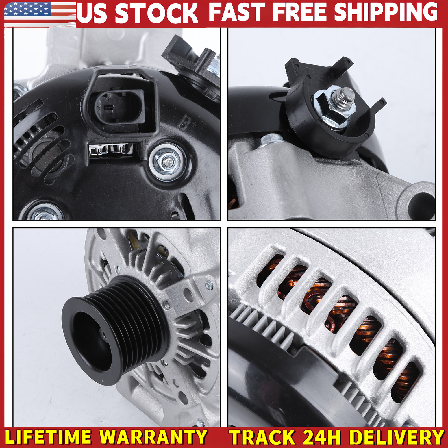 New Active Hybrid Alternator 12317622372 for BWM 3（F30)12-15，BWM 5（F10)11-16