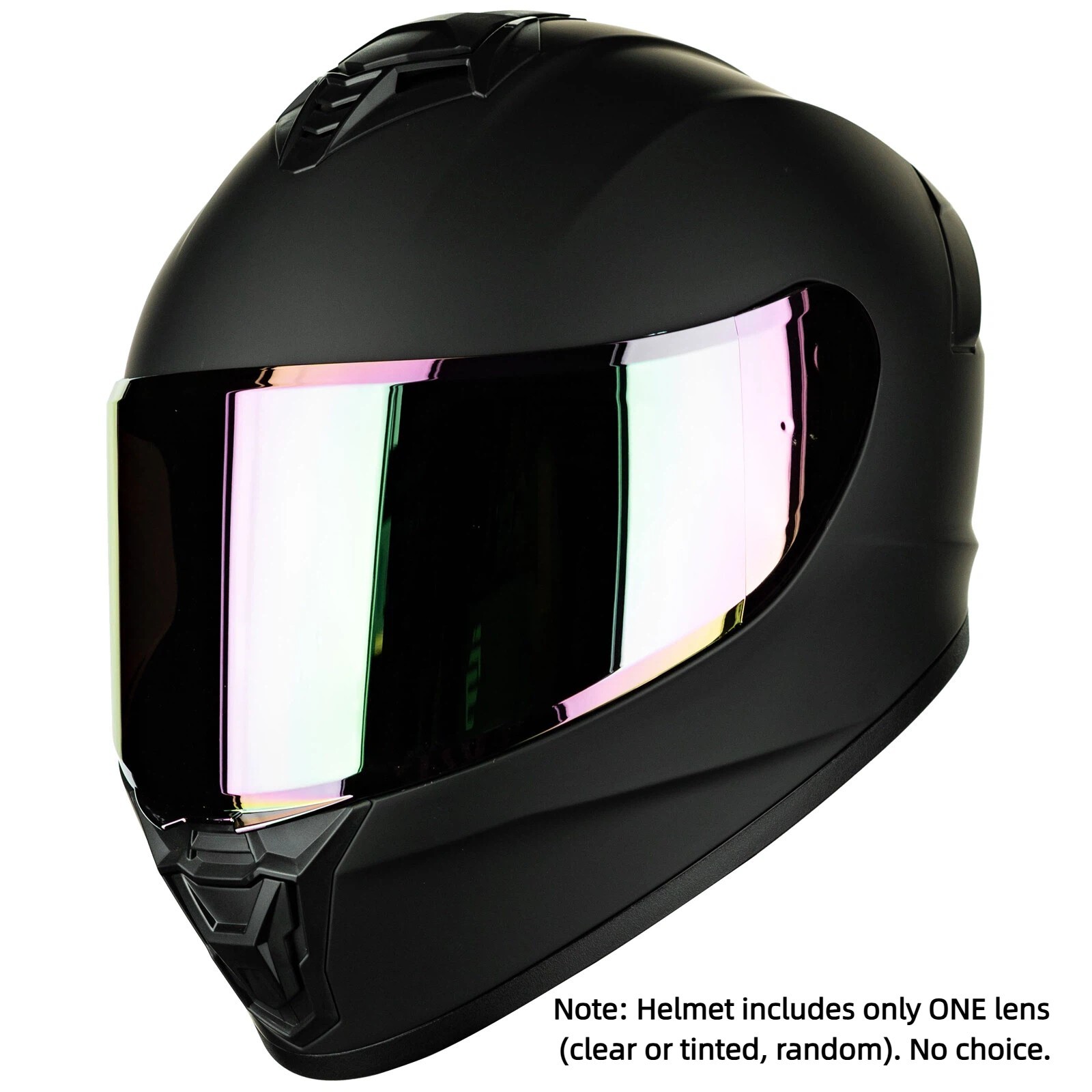 AUBOA Certified Refurbish Full Face Motorcycle Helmet Adult Lightweight DOT T801