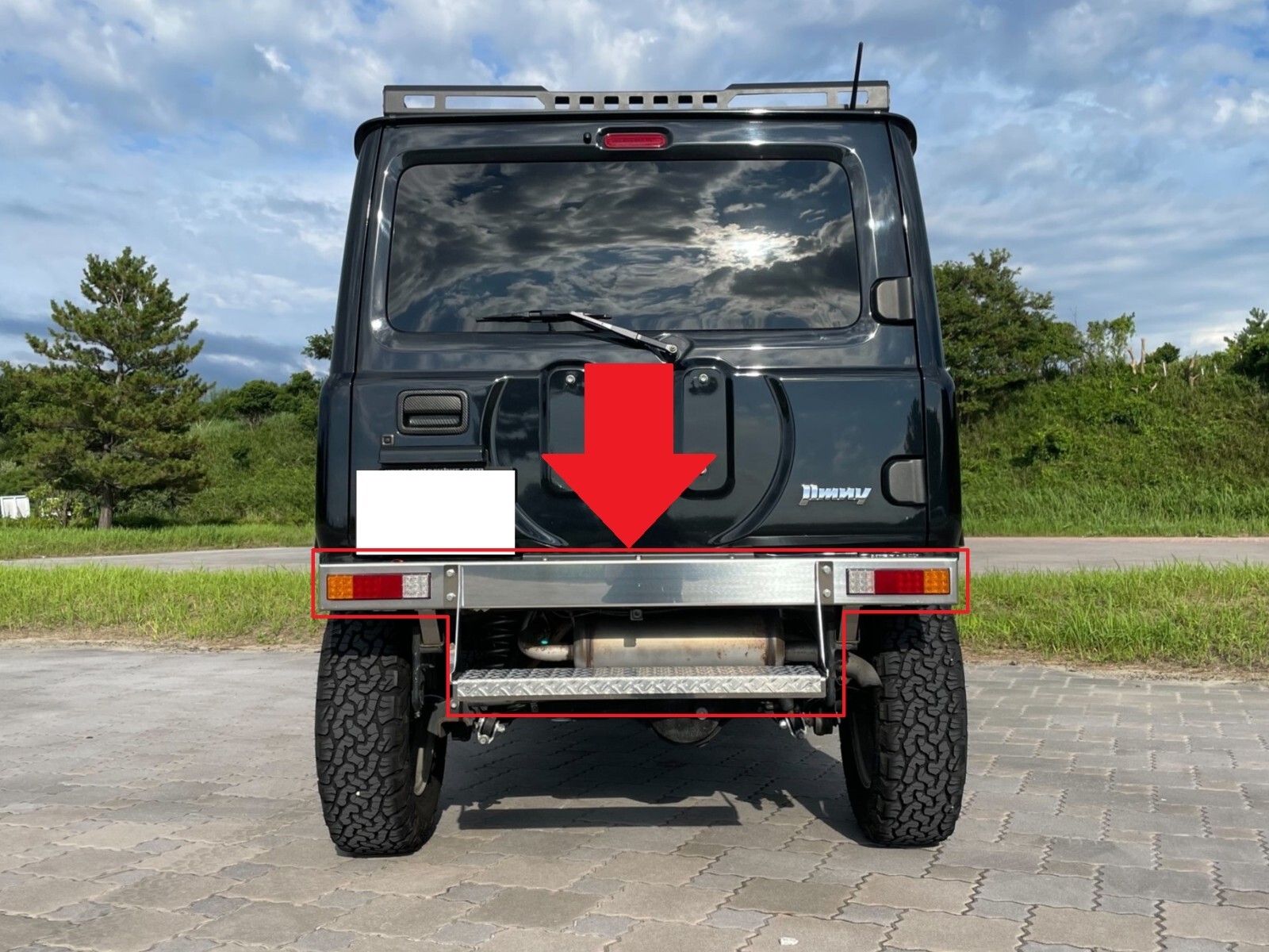 Pre-Order for Suzuki Jimny Samurai Sierra Step Rear Bumper LED Tail Lamp Set JDM