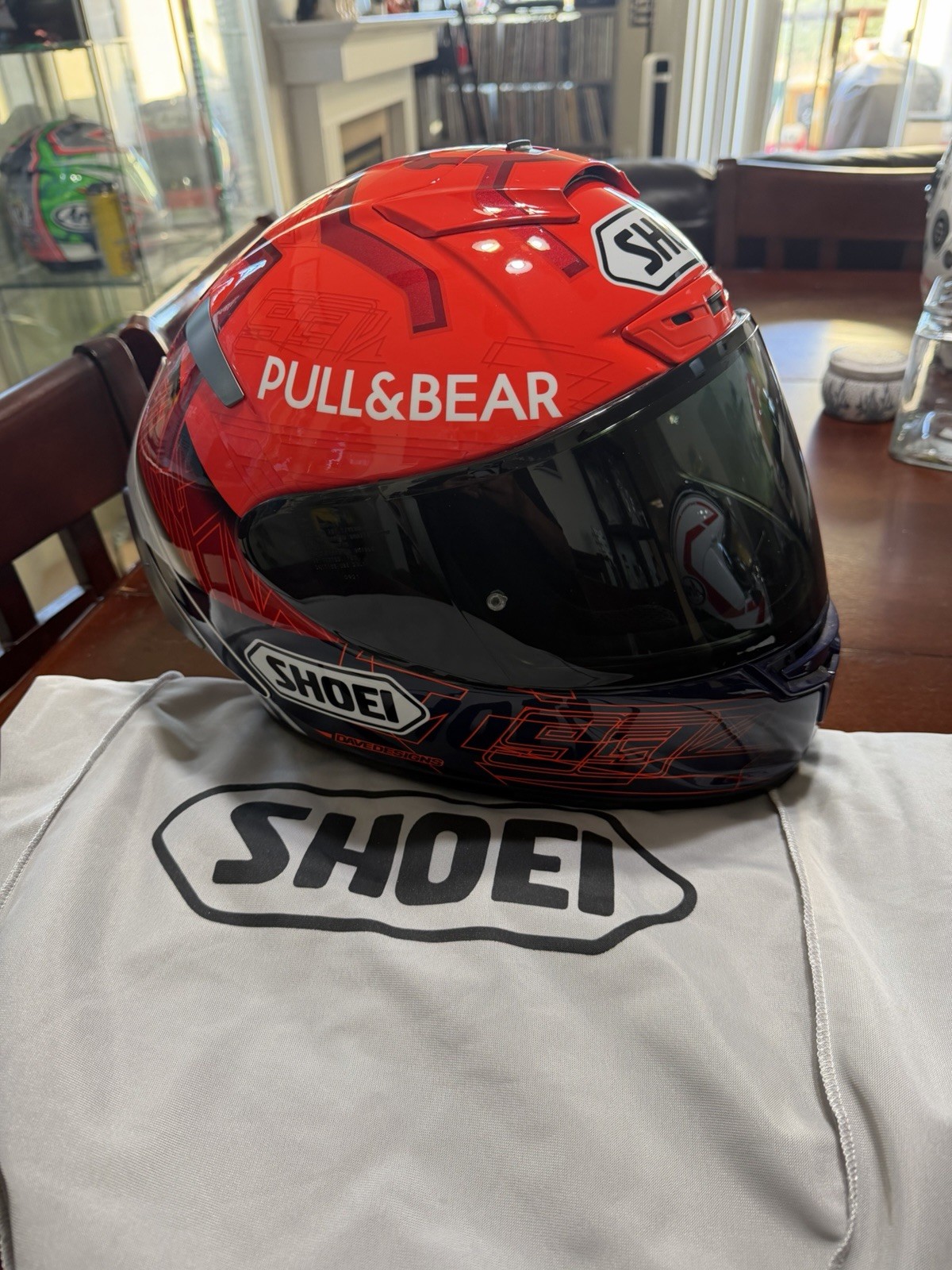 Shoei X-14 Marquez 6 Motorcycle Helmet - X Fourteen - Marc Marquez -Size M- RARE Shoei X-14 Marquez 6 Motorcycle Helmet - X Fourteen - Marc Marquez -Size M- RARE