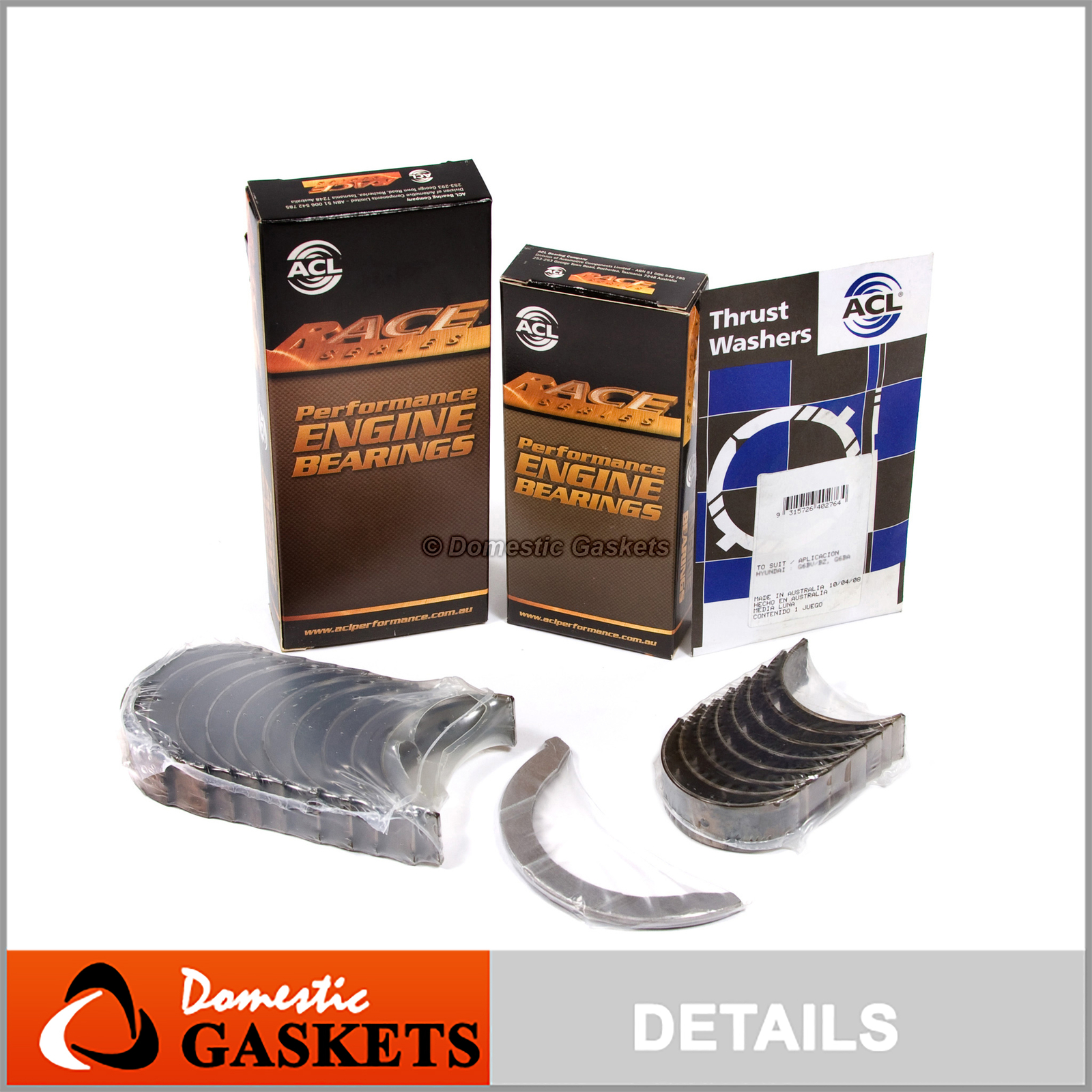 ACL Race Main Rod Bearings Fit 88-95 Toyota Celica MR2 Turbo 2.0 DOHC 3SGTE