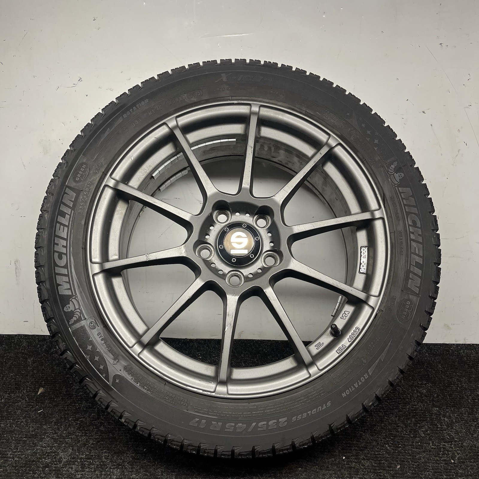 ☑️ Sparco OZ Racing Assetto Gara Wheel 17x7.5 ET45 5x114 Alloy Rim Gray ☑️ Sparco OZ Racing Assetto Gara Wheel 17x7.5 ET45 5x114 Alloy Rim Gray