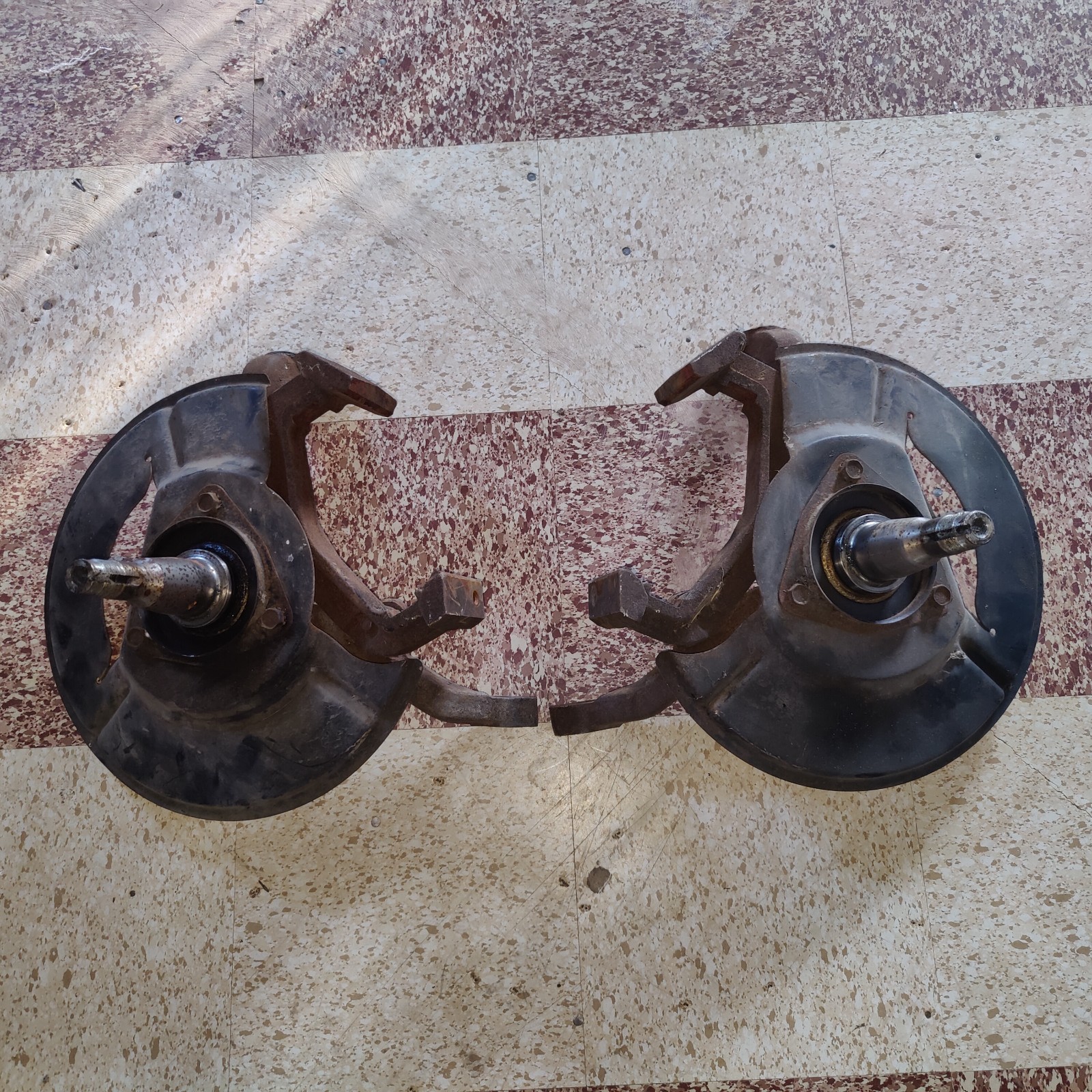 1954-56 Ford Full Size Car Mustang Front Disc Brake Conversion Granada Spindles