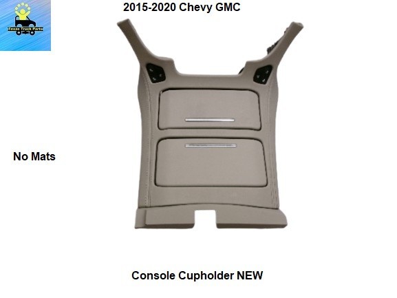 23485989 New 15 to 20 Tahoe Cupholder Cup Holder Seat Heat Cool & USB SHALE
