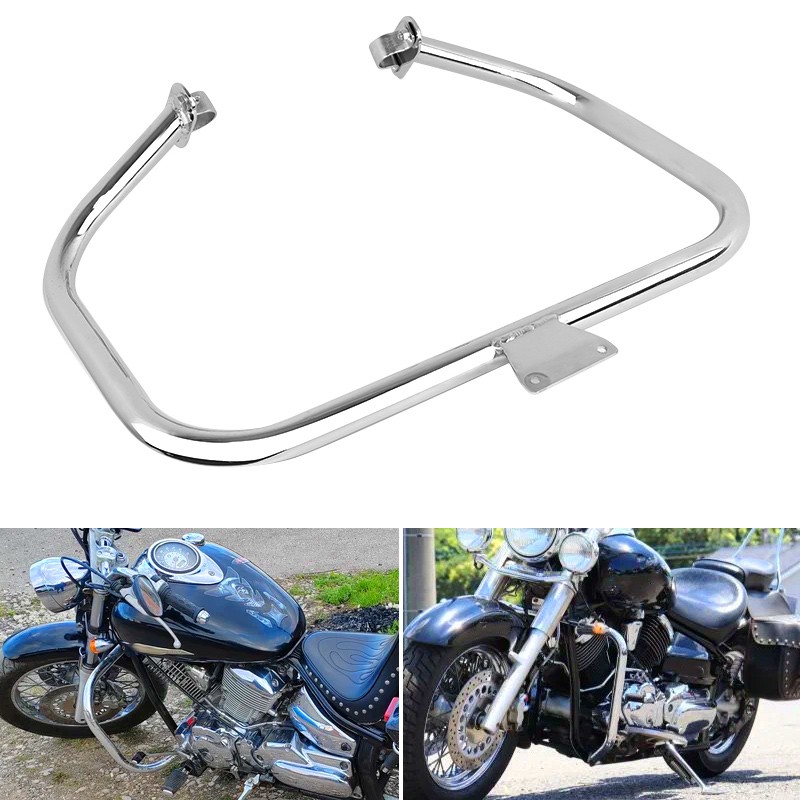Highway Engine Guard Crash Bar For Yamaha XVS 1100 Dragstar V-Star 1100 1999-09 Highway Engine Guard Crash Bar For Yamaha XVS 1100 Dragstar V-Star 1100 1999-09