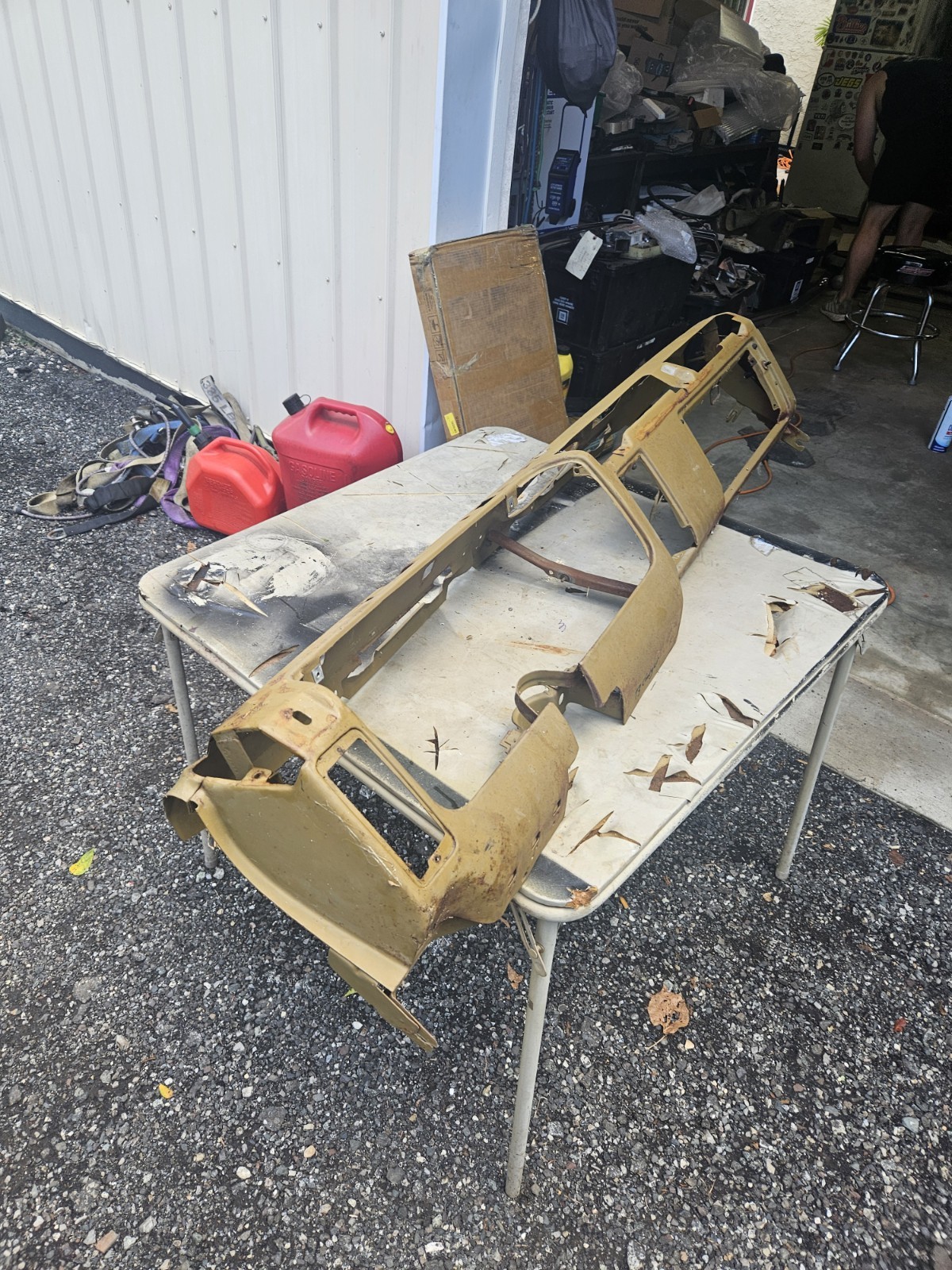 1971-74 DODGE CHARGER SE ORIGINAL STEEL DASH SHELL 1971 1972 1973 1974