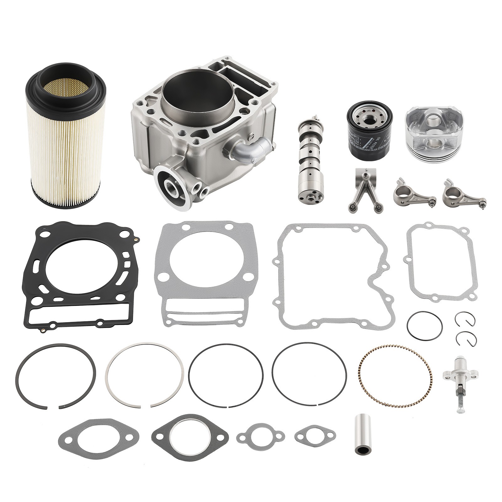 Cylinder Piston Camshaft Top End Rebuild Kit for Polaris Ranger 500 1999-2012