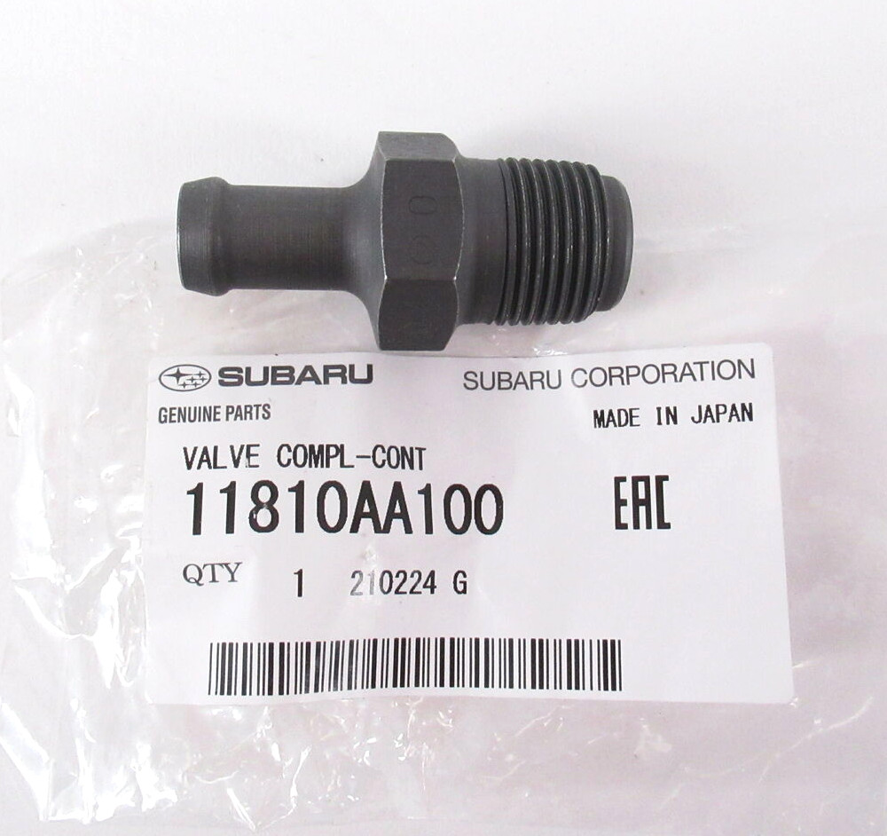 Genuine OEM Subaru 11810AA100 PCV Valve