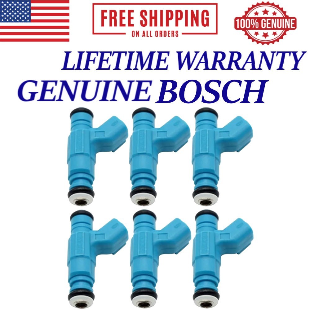 OEM Set of 6 Bosch Fuel Injectors Fits 2004 Ford Ranger 4.0L V6 0280156250