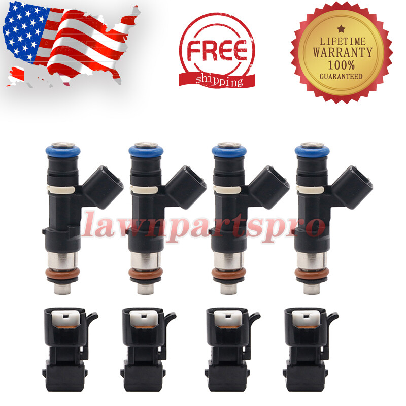 4x 60lb 630cc Fuel Injectors For 1.8T turbo Audi A4 TT VW Golf Jetta Acura EV14